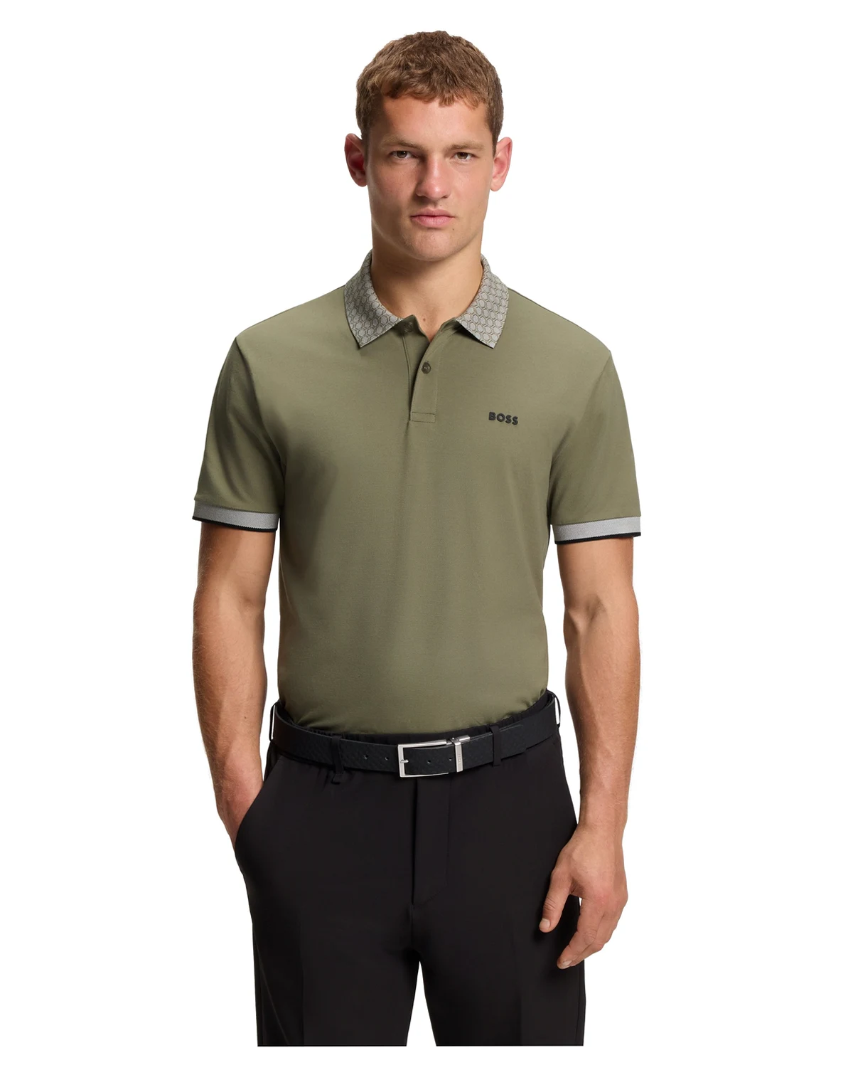 Men's Stretch Cotton Moisture Management Paddy Polo Shirt