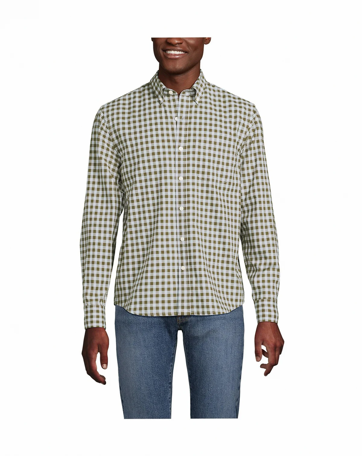 Men's Long Sleeve Poplin Shirt