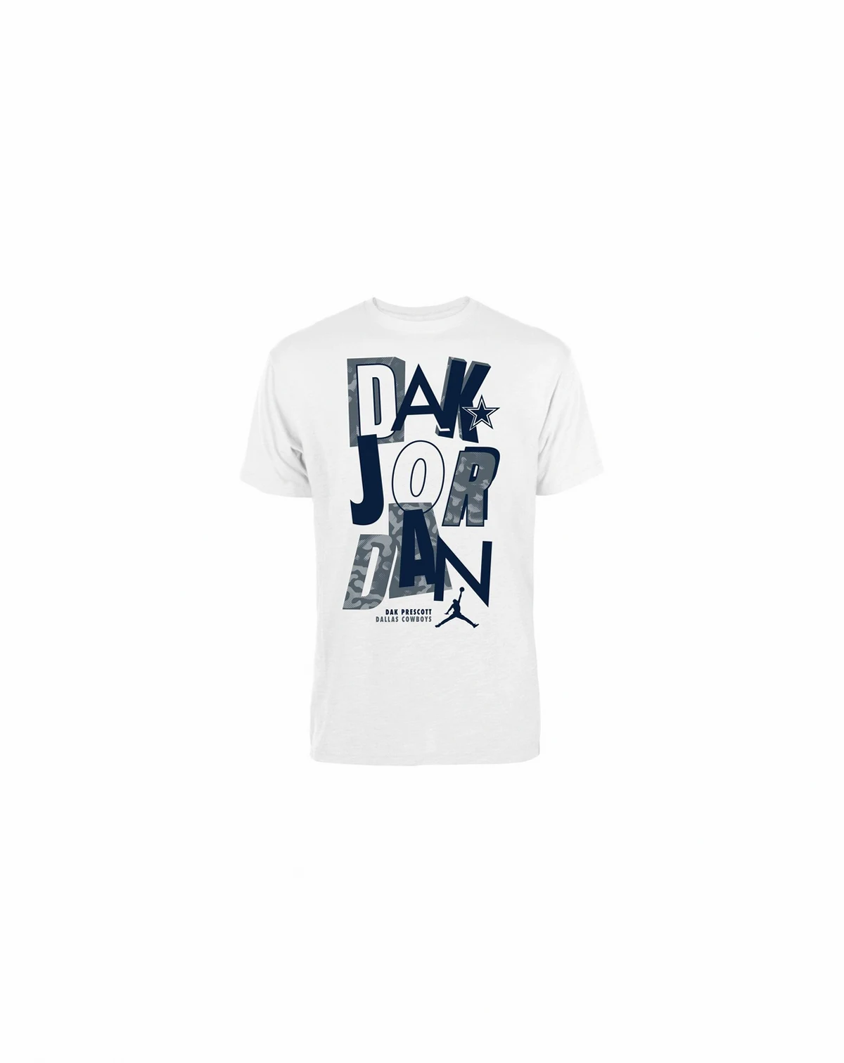 Men's Dak Prescott White Dallas Cowboys Fresh Graphic T-Shirt
