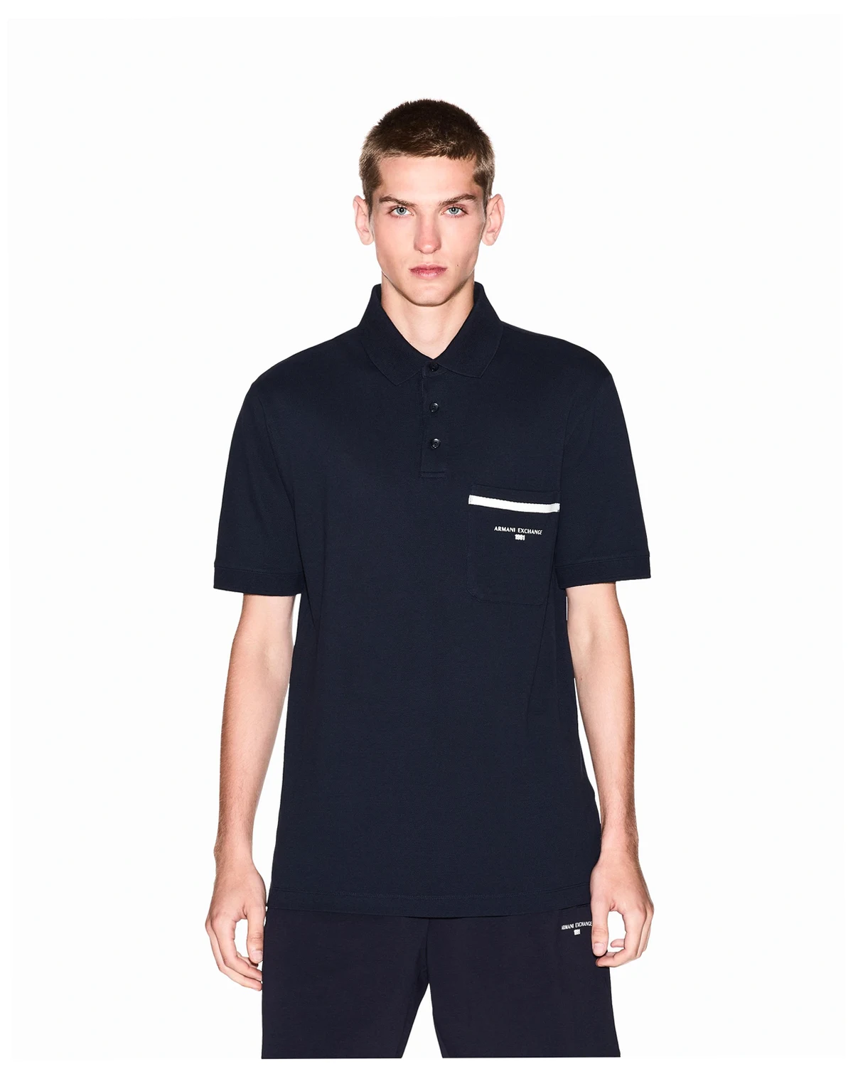 Men's Pique with Pocket Graphic Polo Shirt