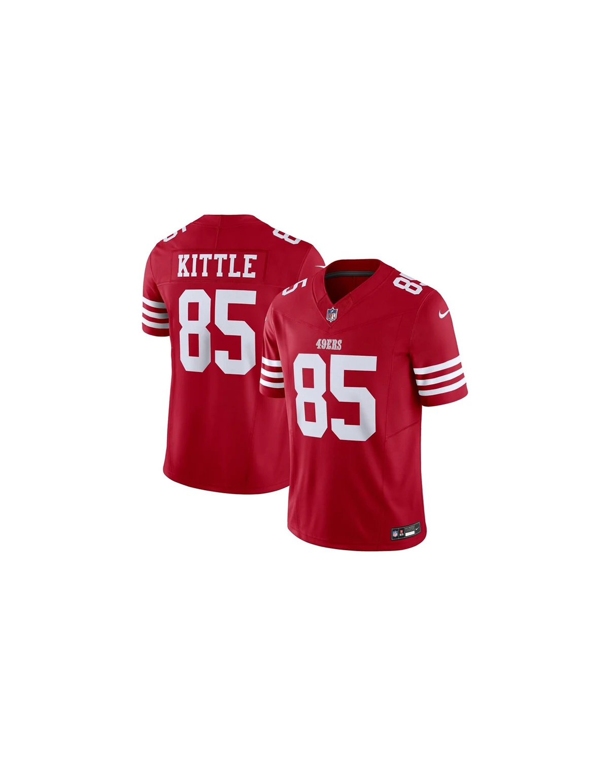 Men's George Kittle Scarlet San Francisco 49ers Vapor F.U.S.E. Limited Jersey