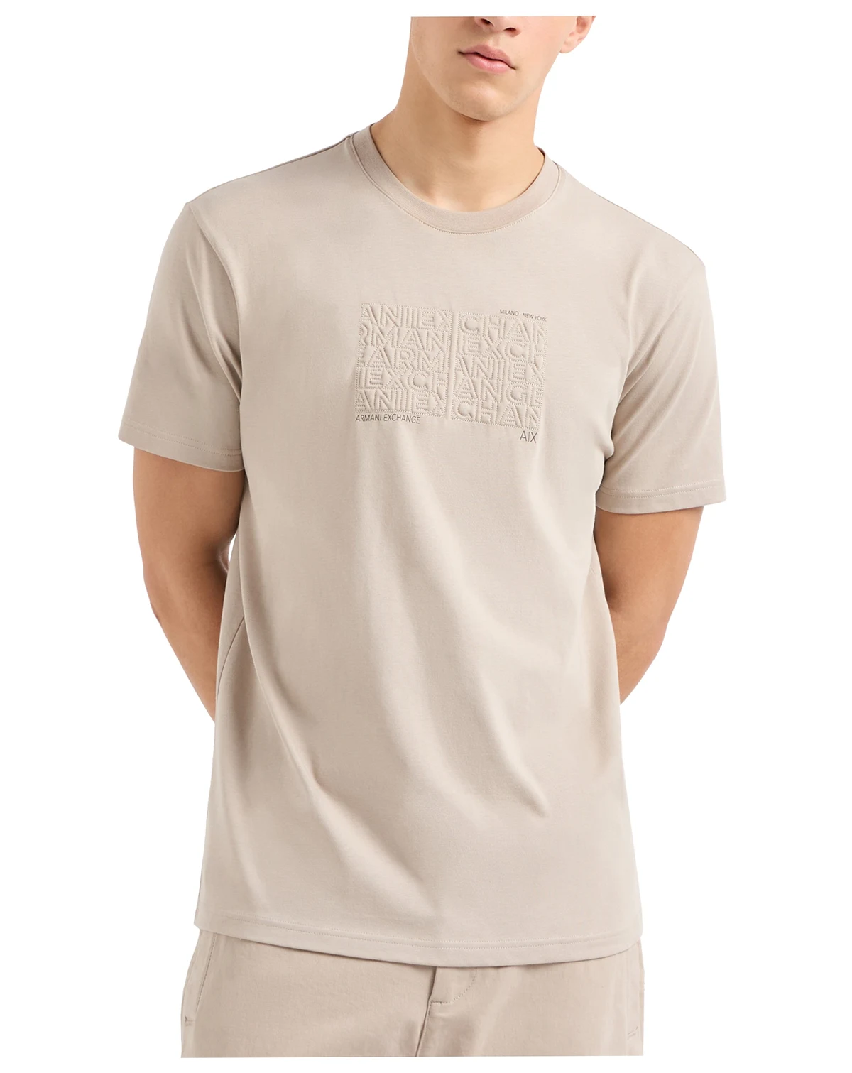 Men's Short Sleeve Crewneck Embroidered Graphic T-Shirt