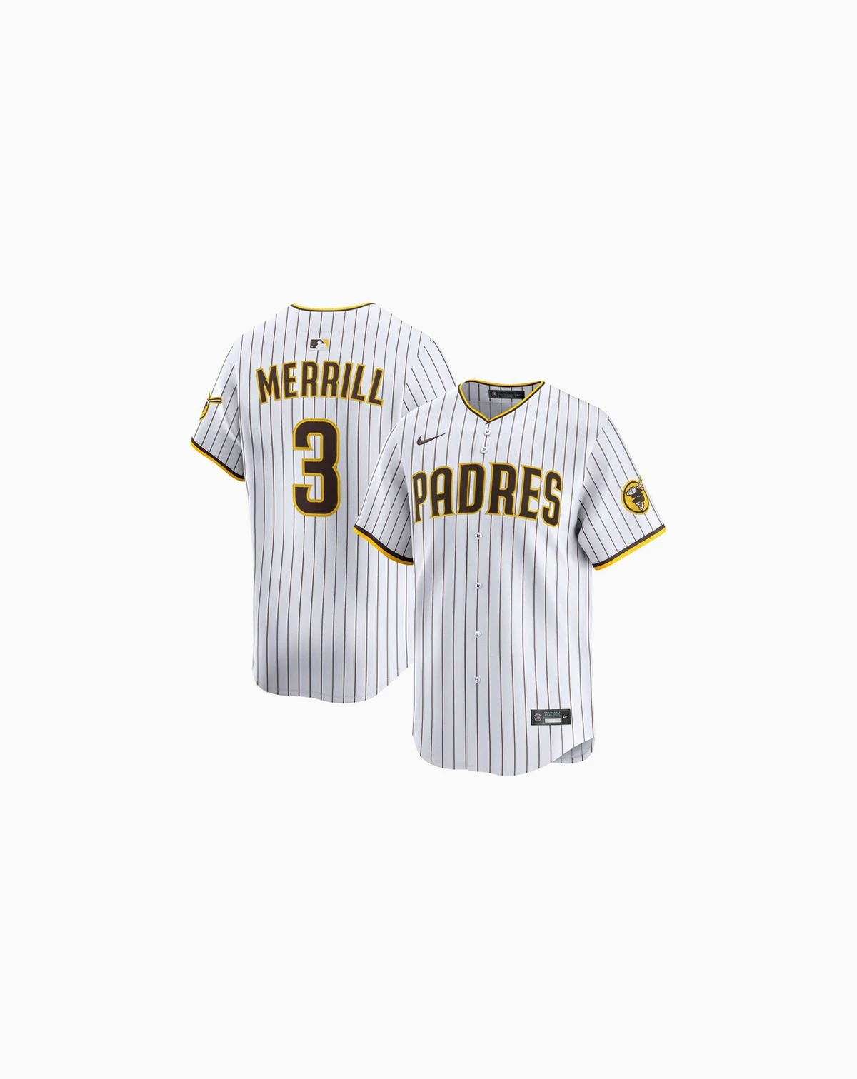 Men's Jackson Merrill White San Diego Padres Alternate Limited Player Jersey