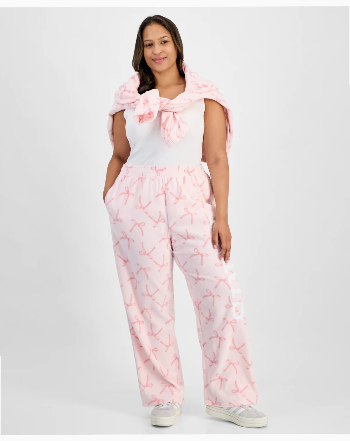 Trendy Plus Size Paris Polar Fleece Pants