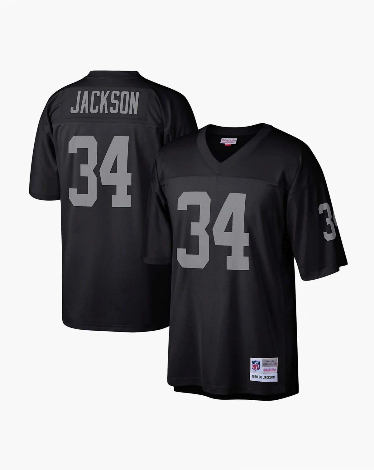 Men's Bo Jackson Black Las Vegas Raiders Legacy Replica Jersey
