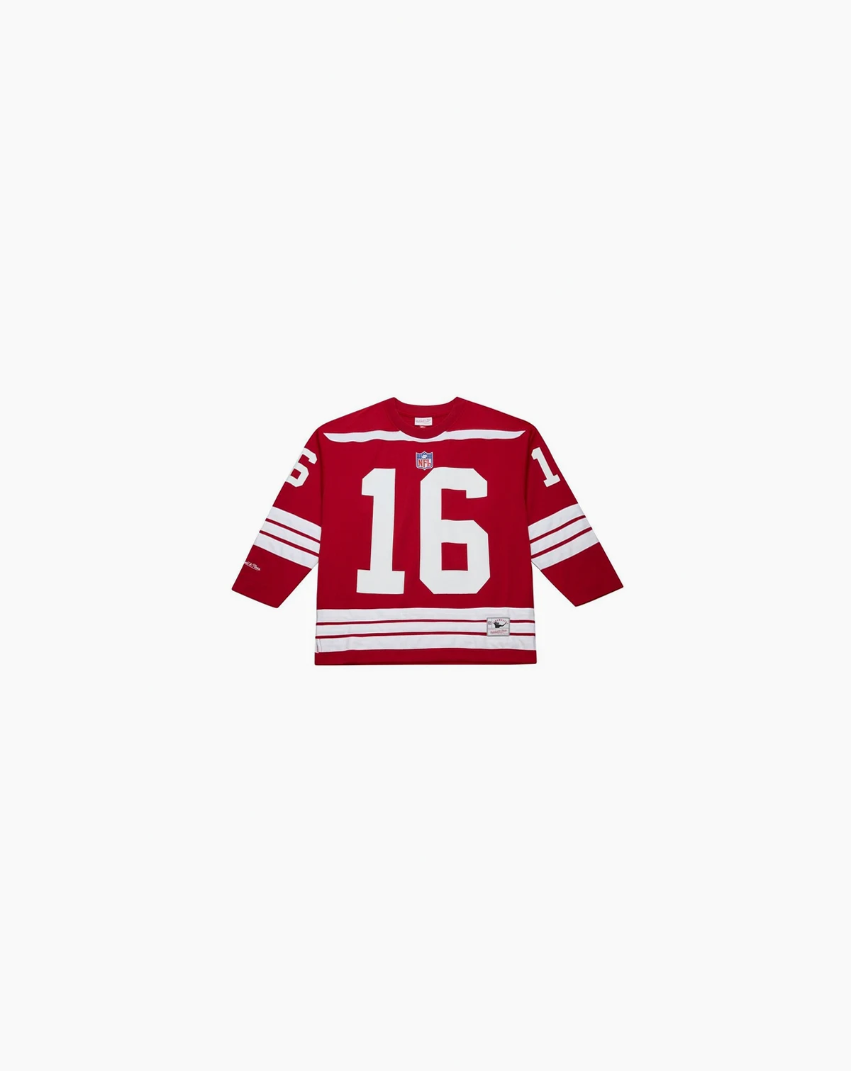 Men's Joe Montana Scarlet San Francisco 49ers Maxed Out Fashion Hockey Jersey