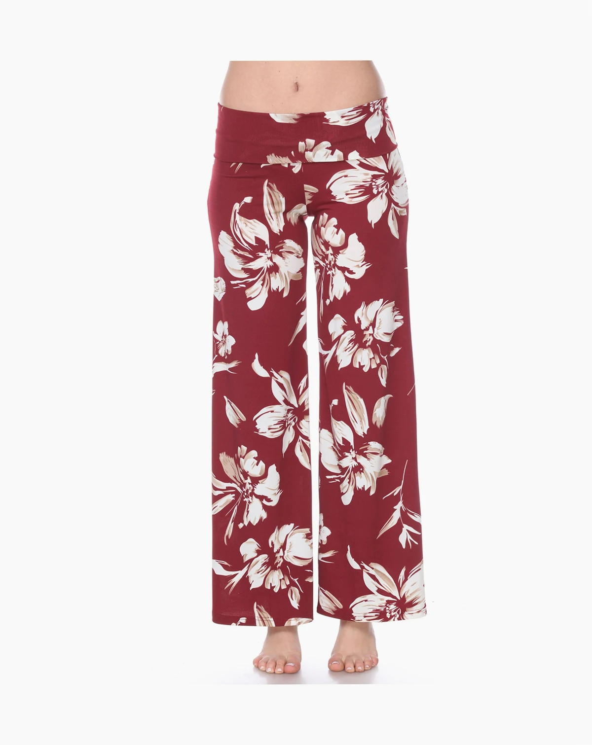 Flower Print Palazzo Pants
