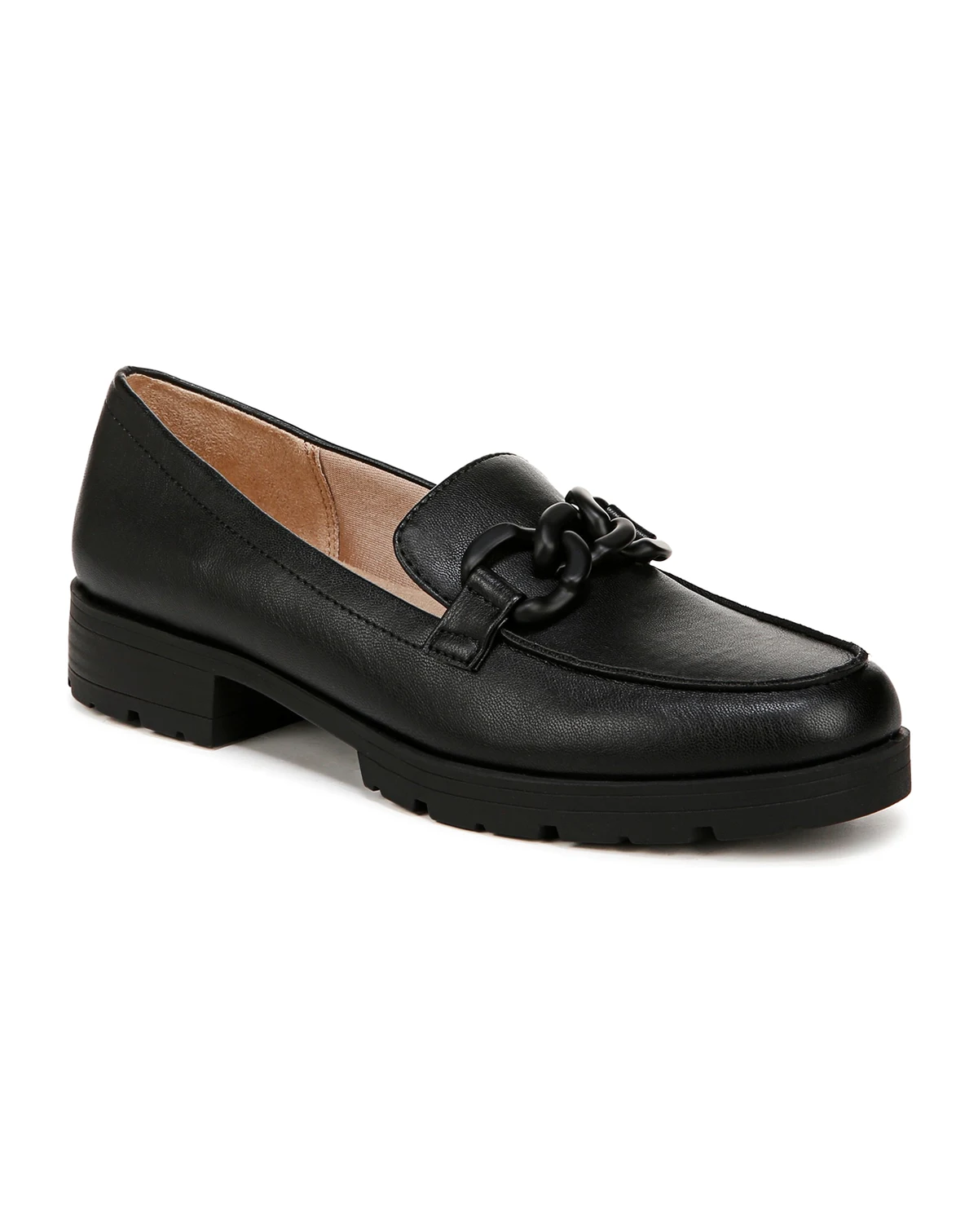 Women's London 2 Chain Detail Lug Sole Loafers