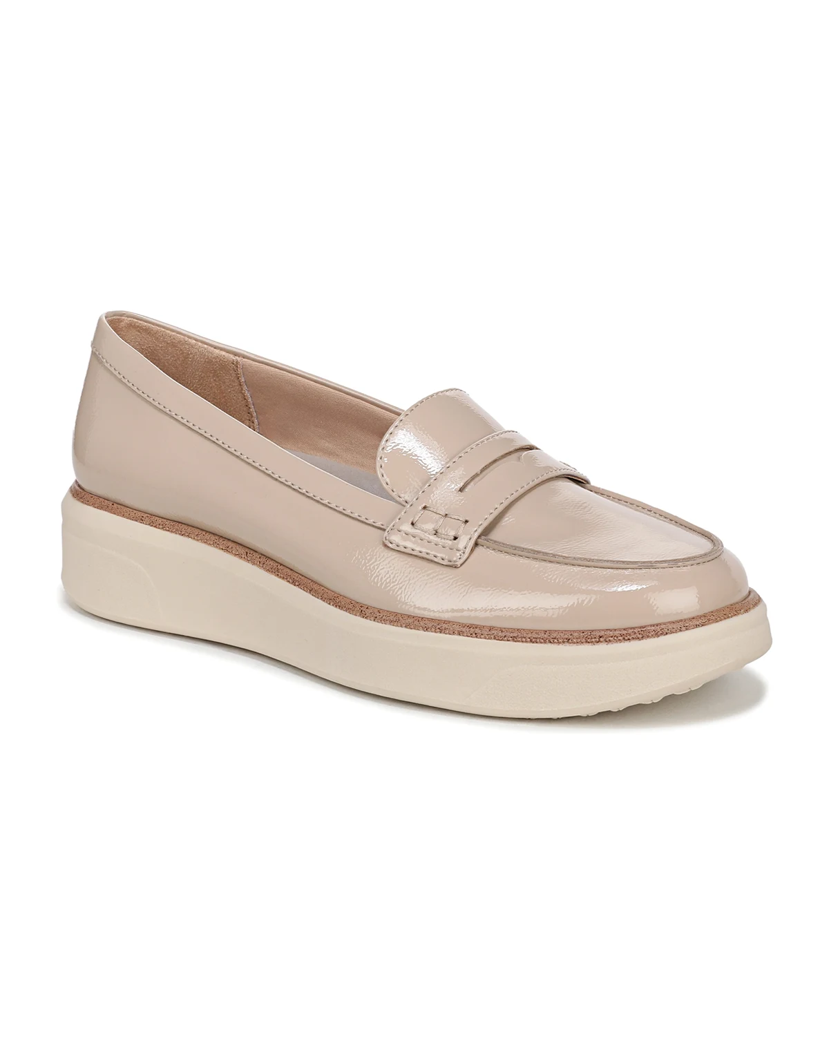 Women's Chelsea Round Toe Platform Penny  Loafers