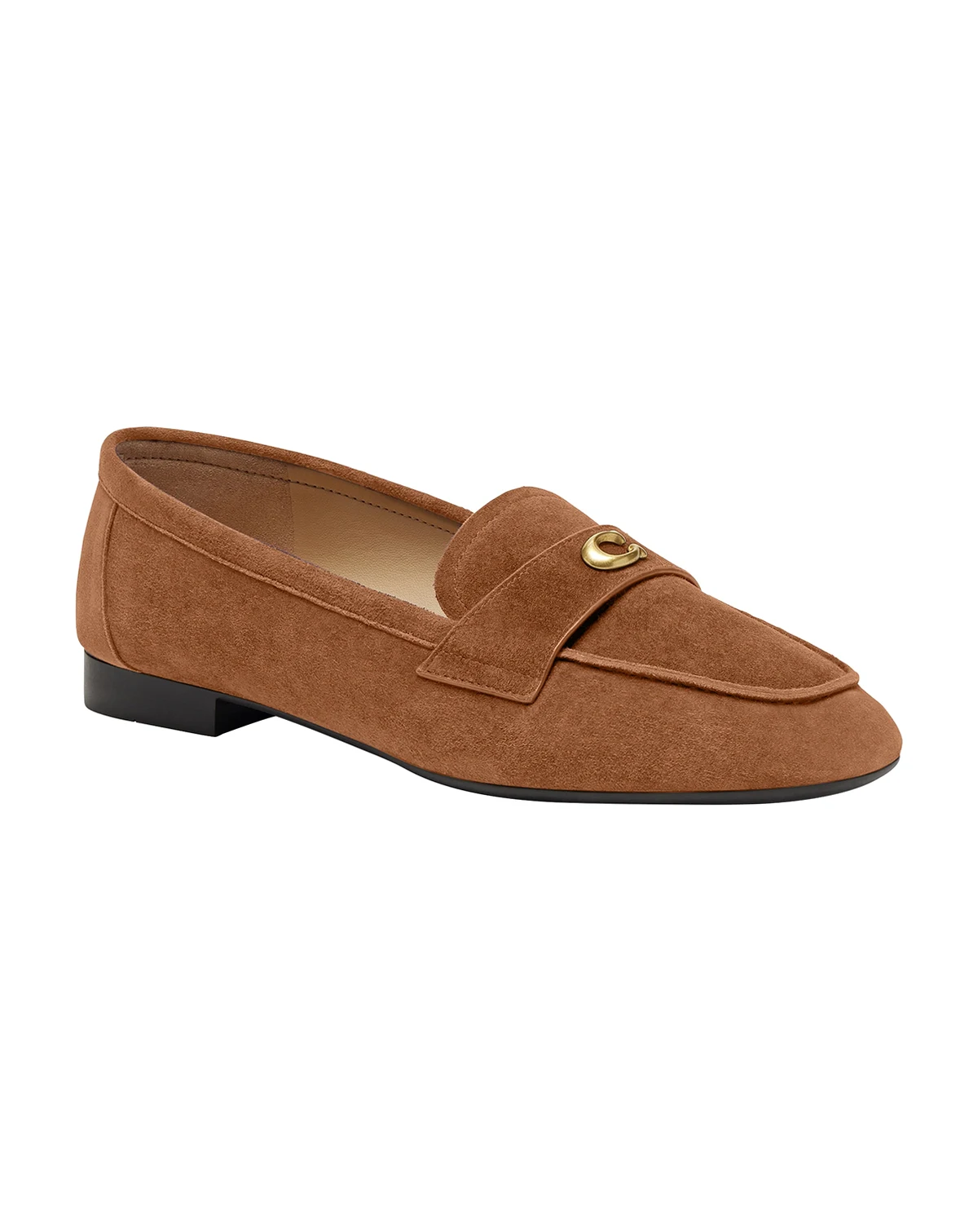 Women's Sculpted C Suede Slip-On Loafers