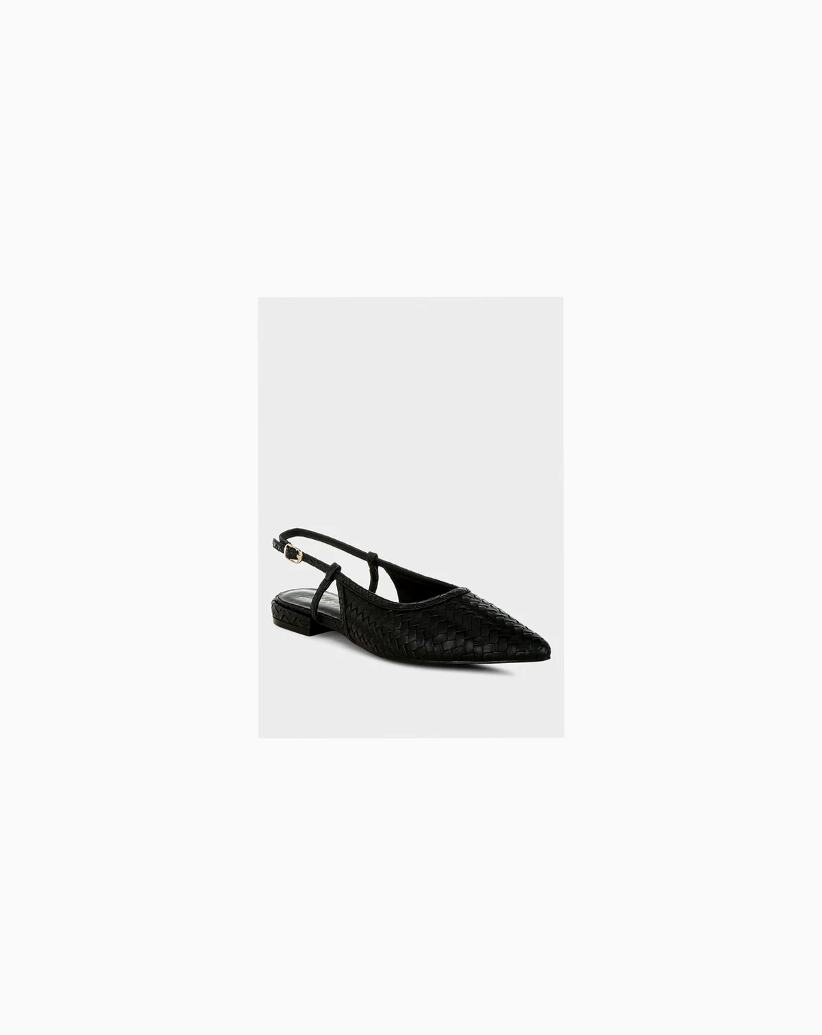 Womens Kurina Metallic Woven Slingback Sandals