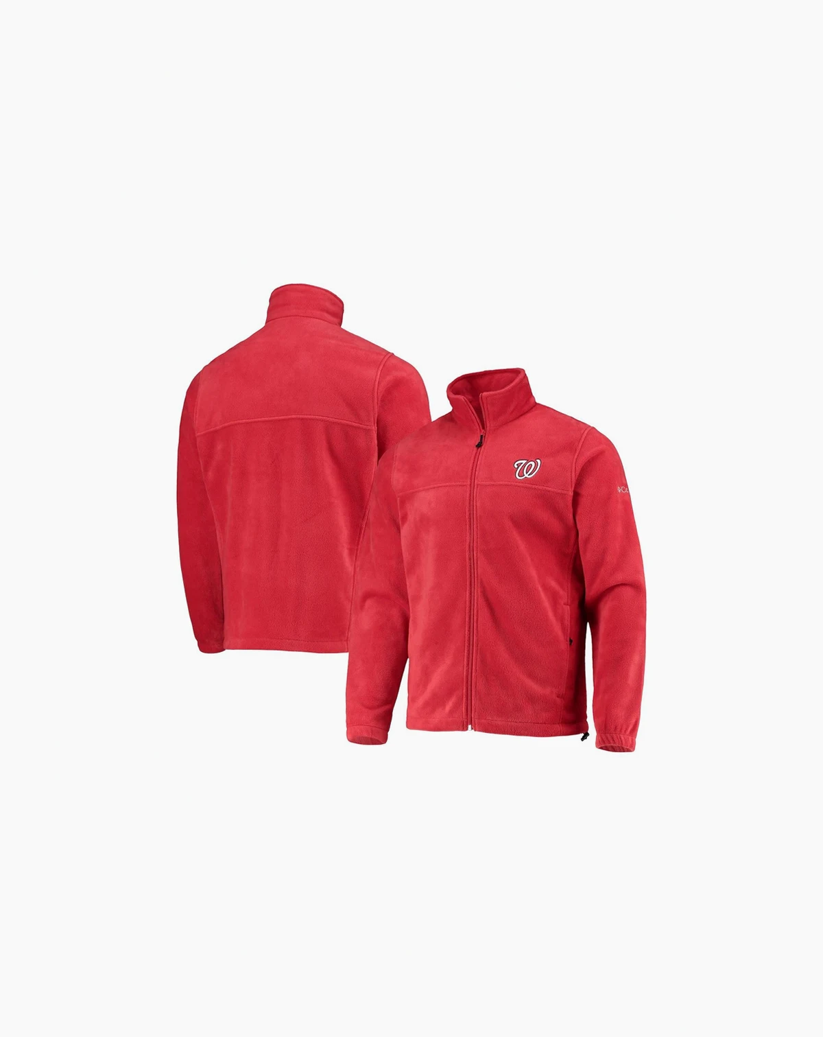 Men's Red Washington Nationals Full-Zip Flanker Jacket
