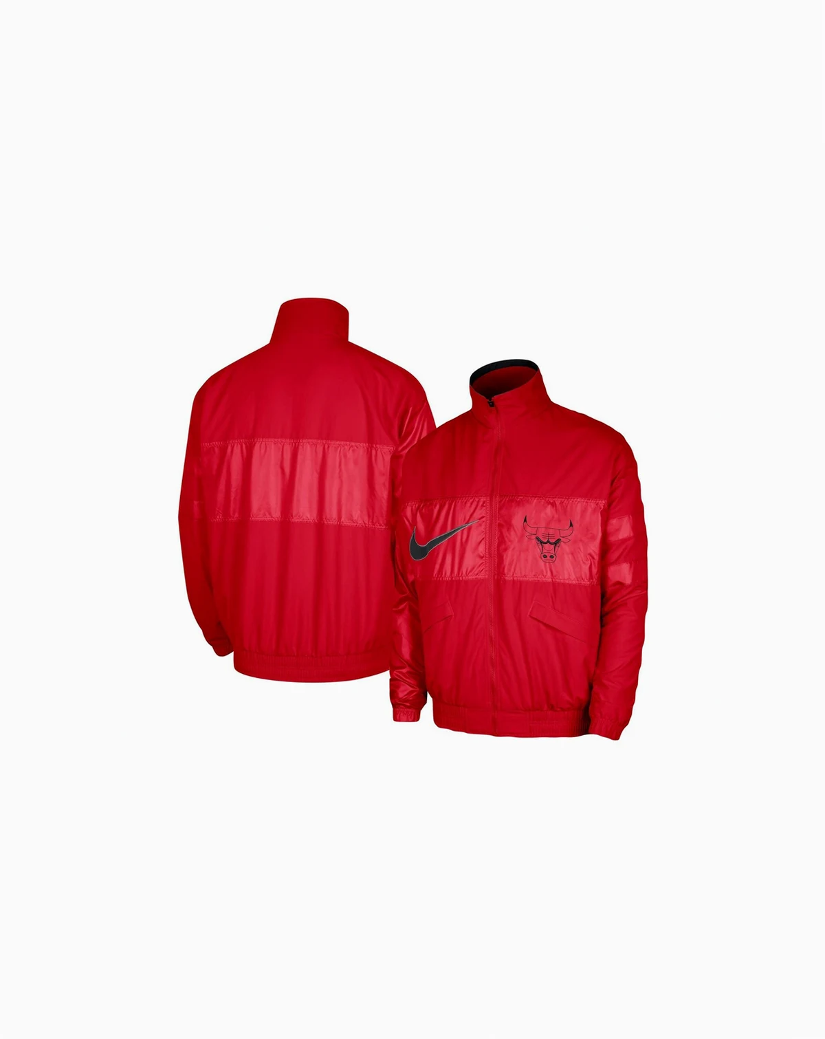 Men's Red Chicago Bulls Courtside Versus Capsule Full-Zip Jacket