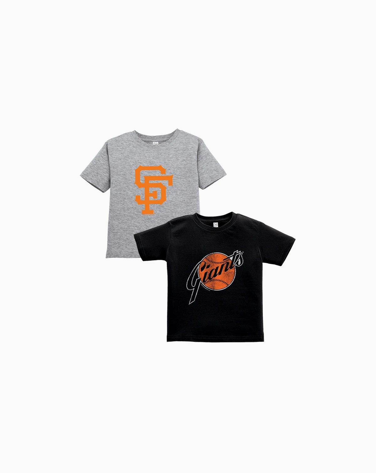 Toddler 2-Pack Black/Gray San Francisco Giants Cooperstown Collection T-Shirt Set