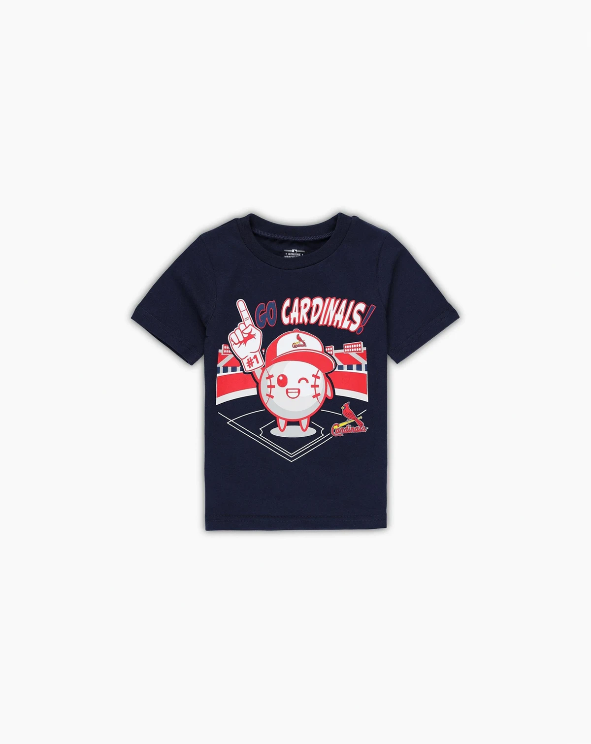 Toddler Boys and Girls Navy St. Louis Cardinals Ball Boy T-shirt