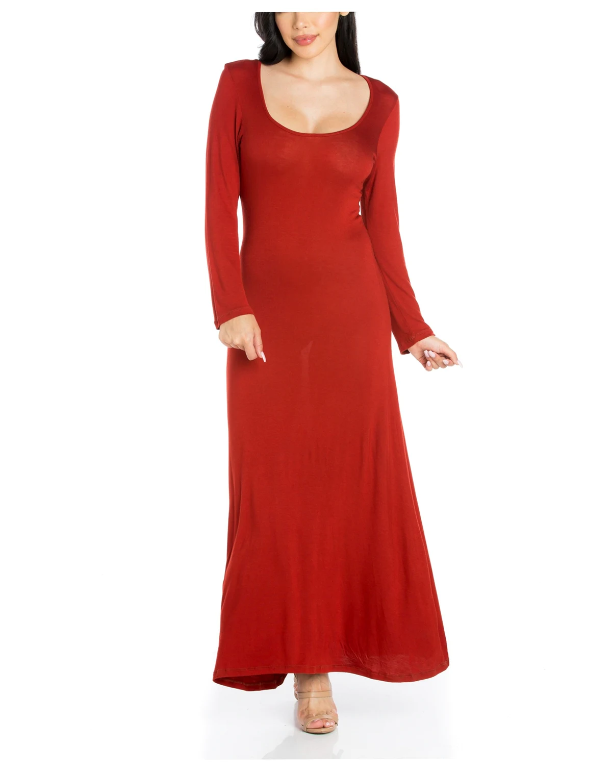 Women's Long Sleeve Maxi Dress