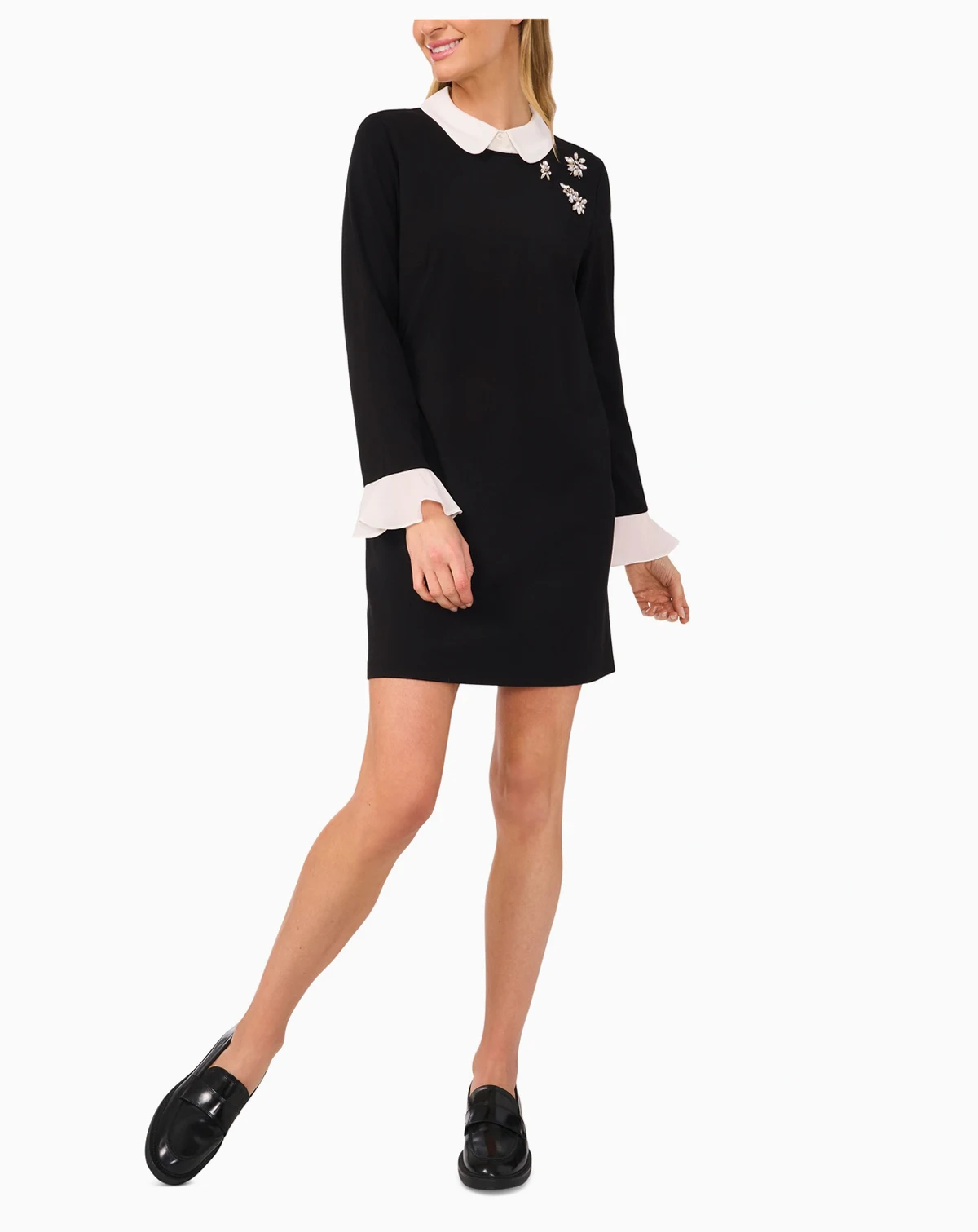 Women's Collared Shift Dress