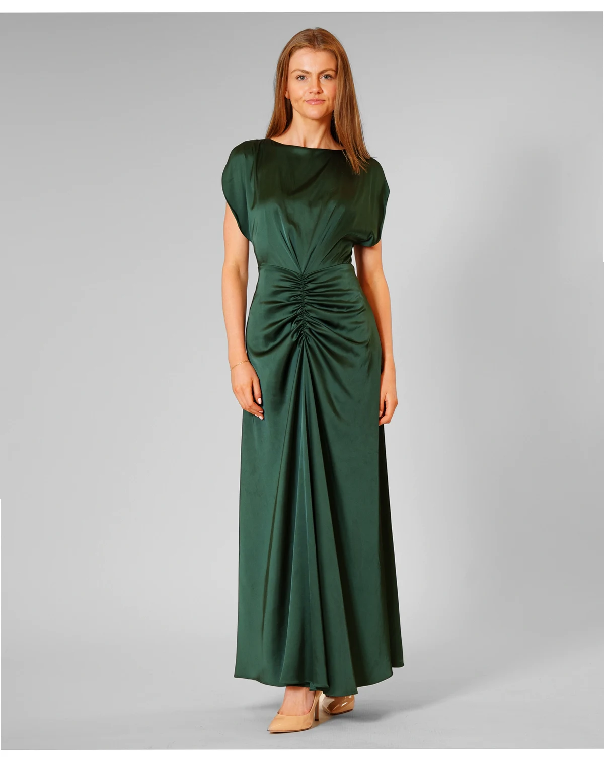 Women's Boat Neck Gown