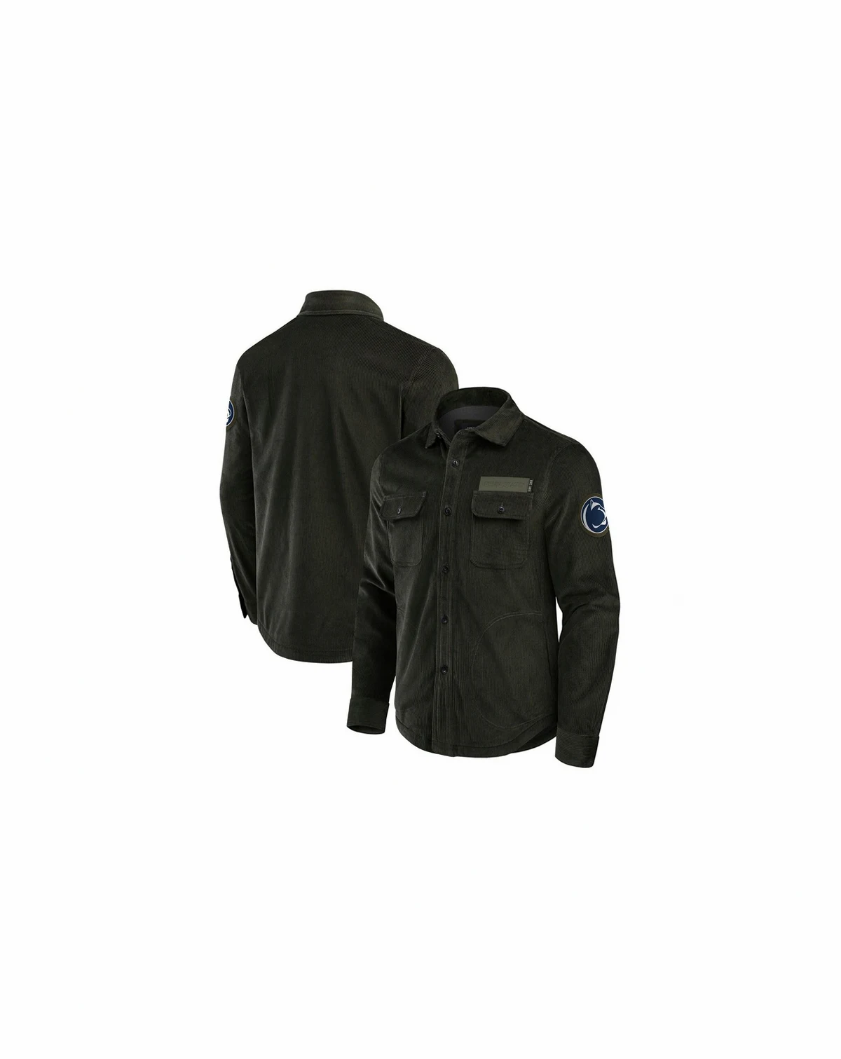 Darius Rucker Collection by Men's Olive Penn State Nittany Lions Corduroy Full-Button Shacket