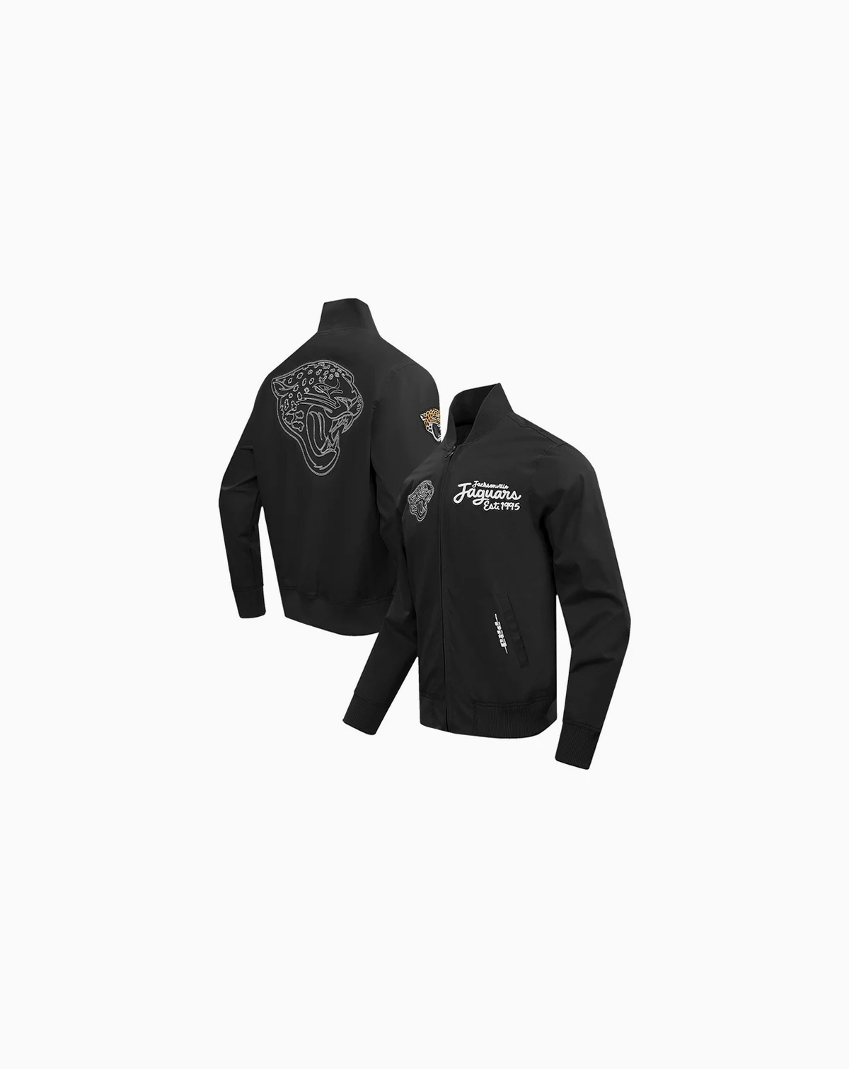 Men's Black Jacksonville Jaguars Paint The City Twill Full-Zip Jacket