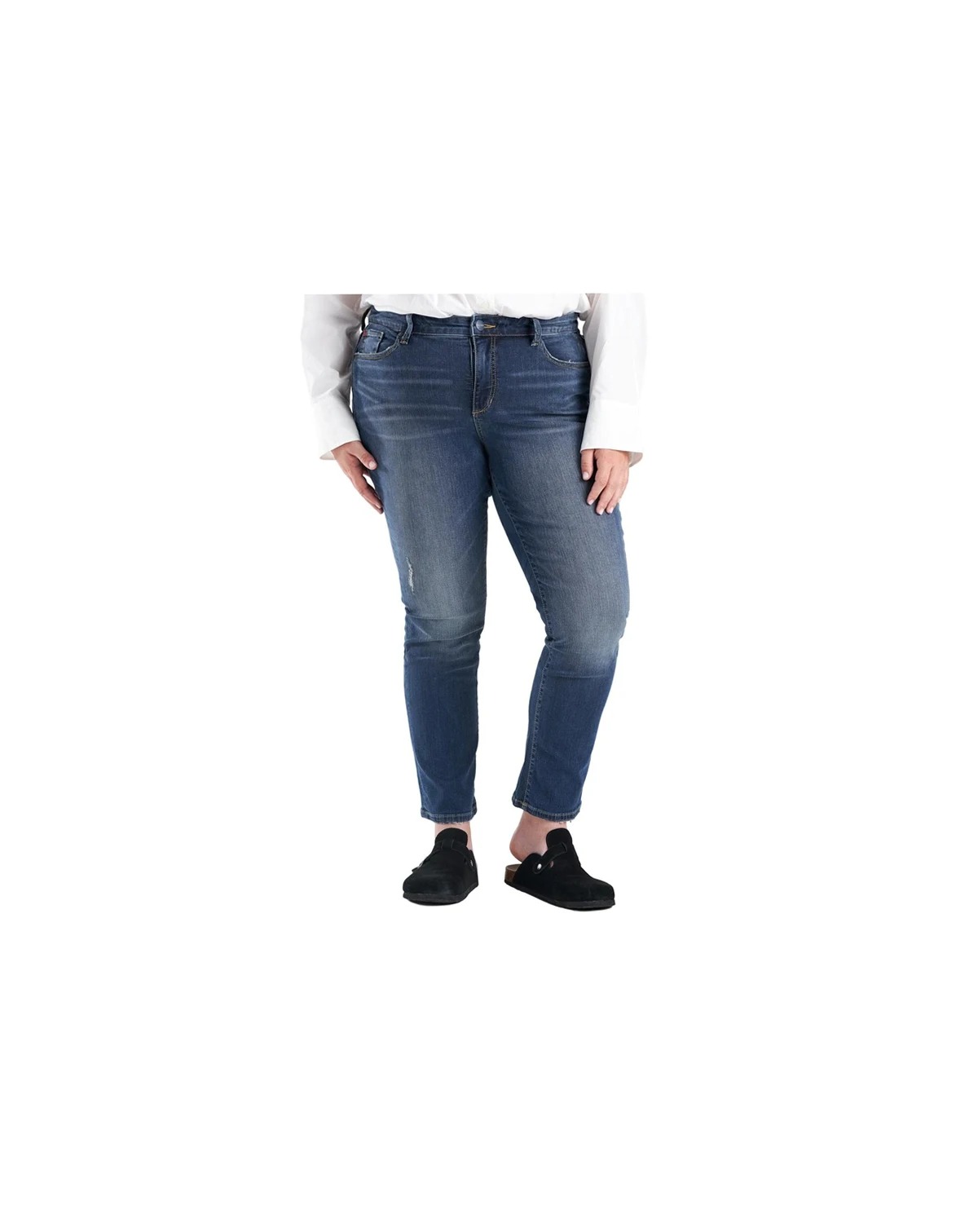 Women's Denim High Rise Straight Leg in 30" inseam - Maggie