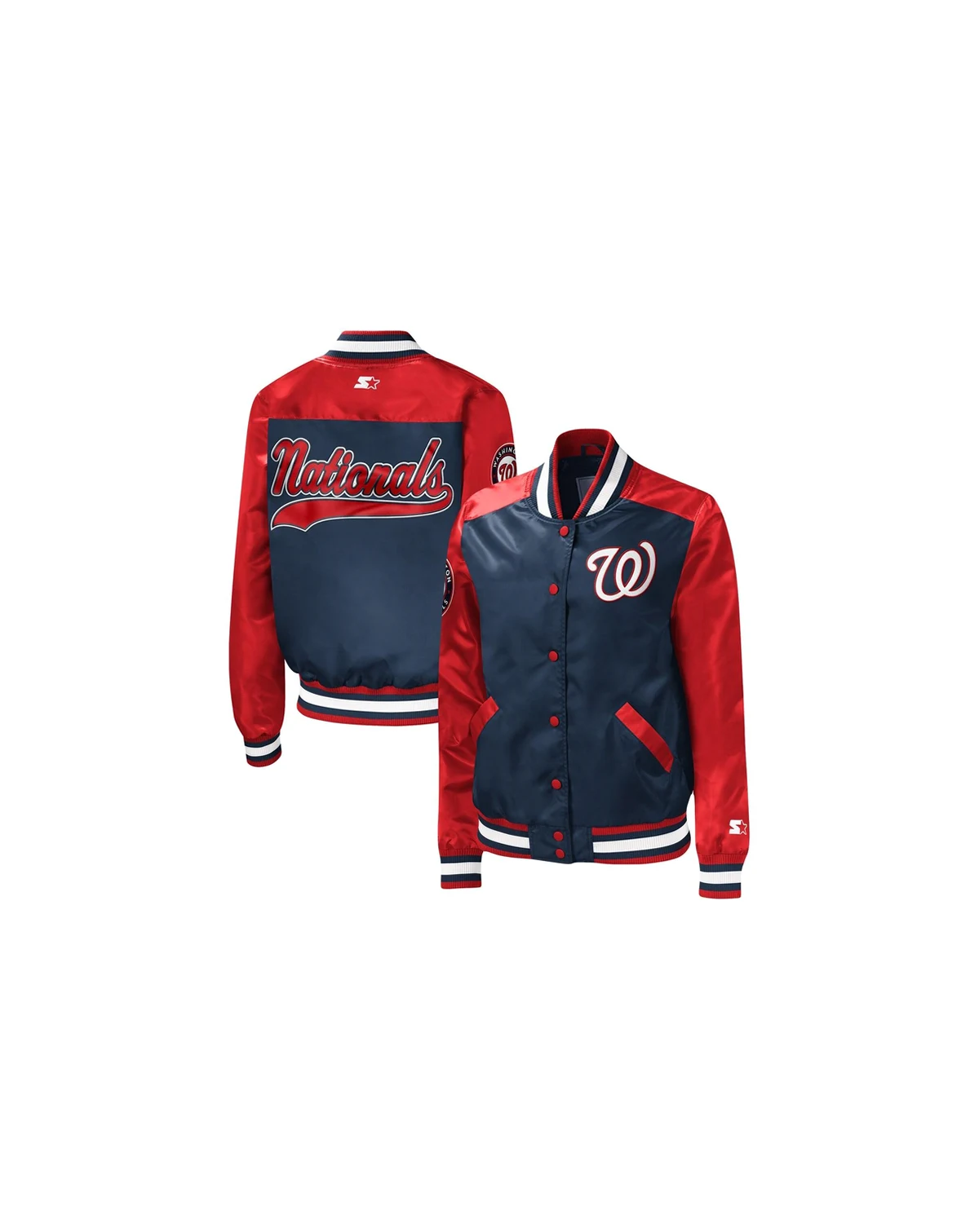 Women's Navy Washington Nationals The Legend Full-Snap Jacket