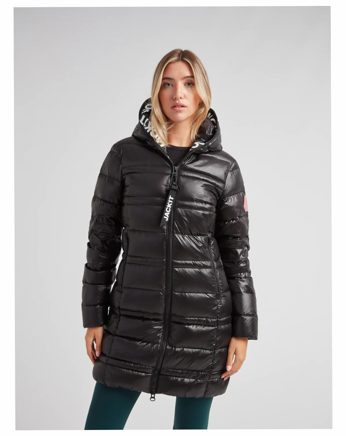 Women's R4D Tramline Hooded Puffer Coat