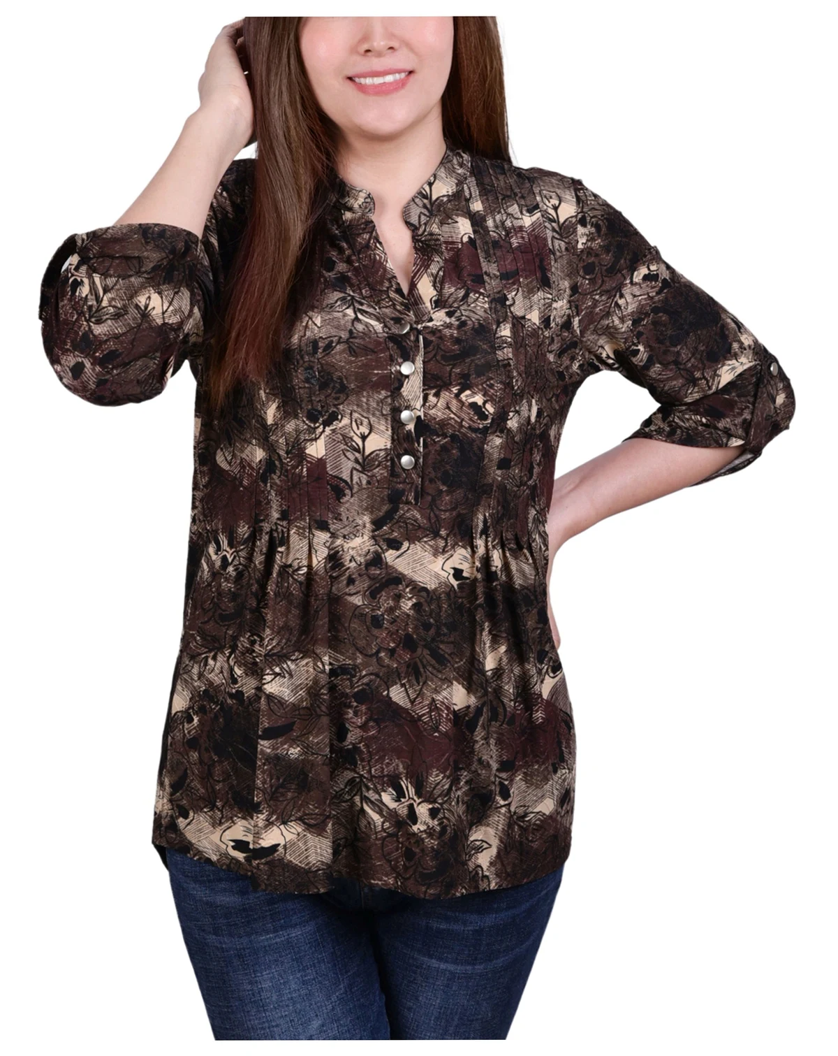 Women's Y Neck Top