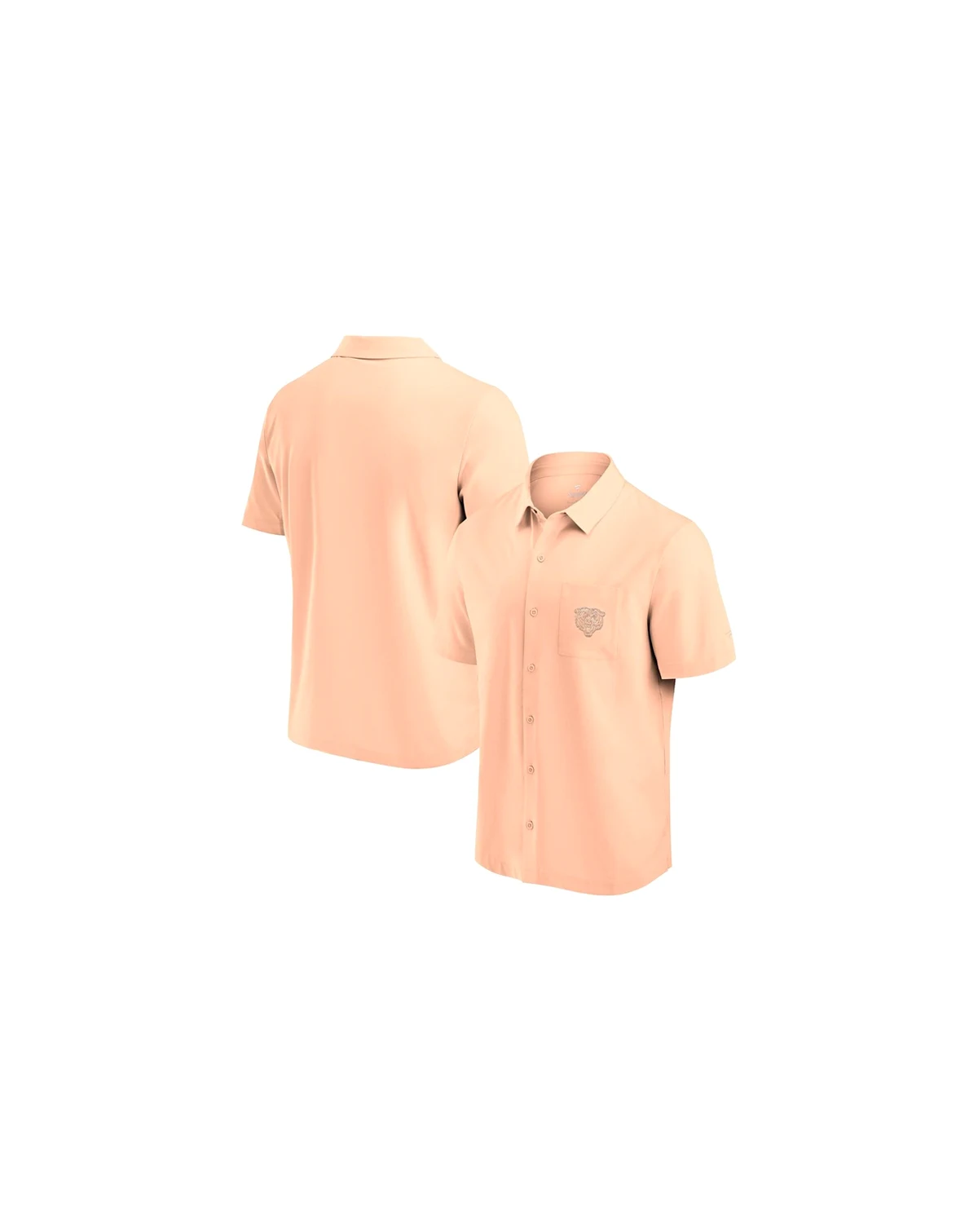 Men's Light Pink Chicago Bears Front Office Button-Up Shirt