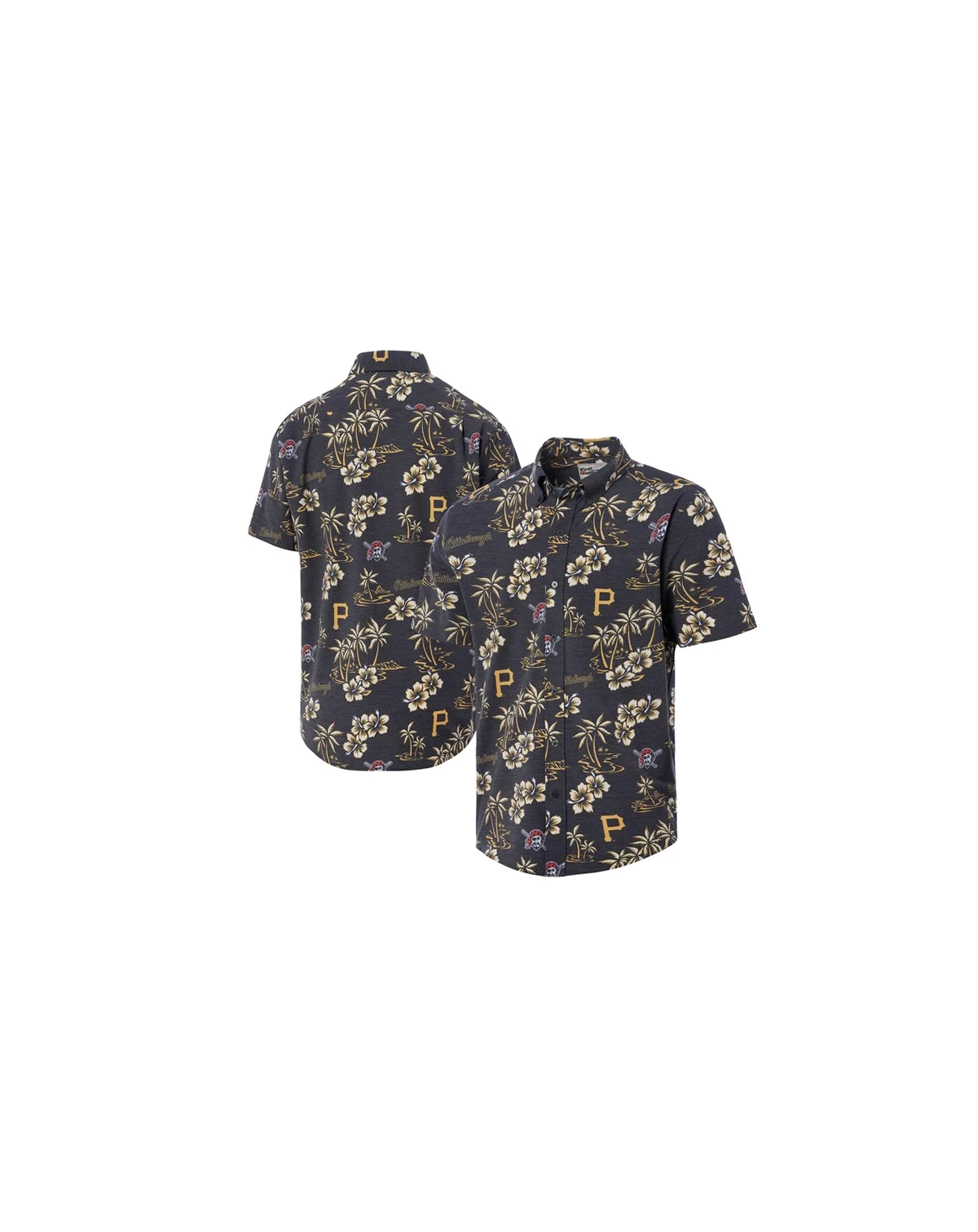Men's Black Pittsburgh Pirates Kekai Button-Down Shirt