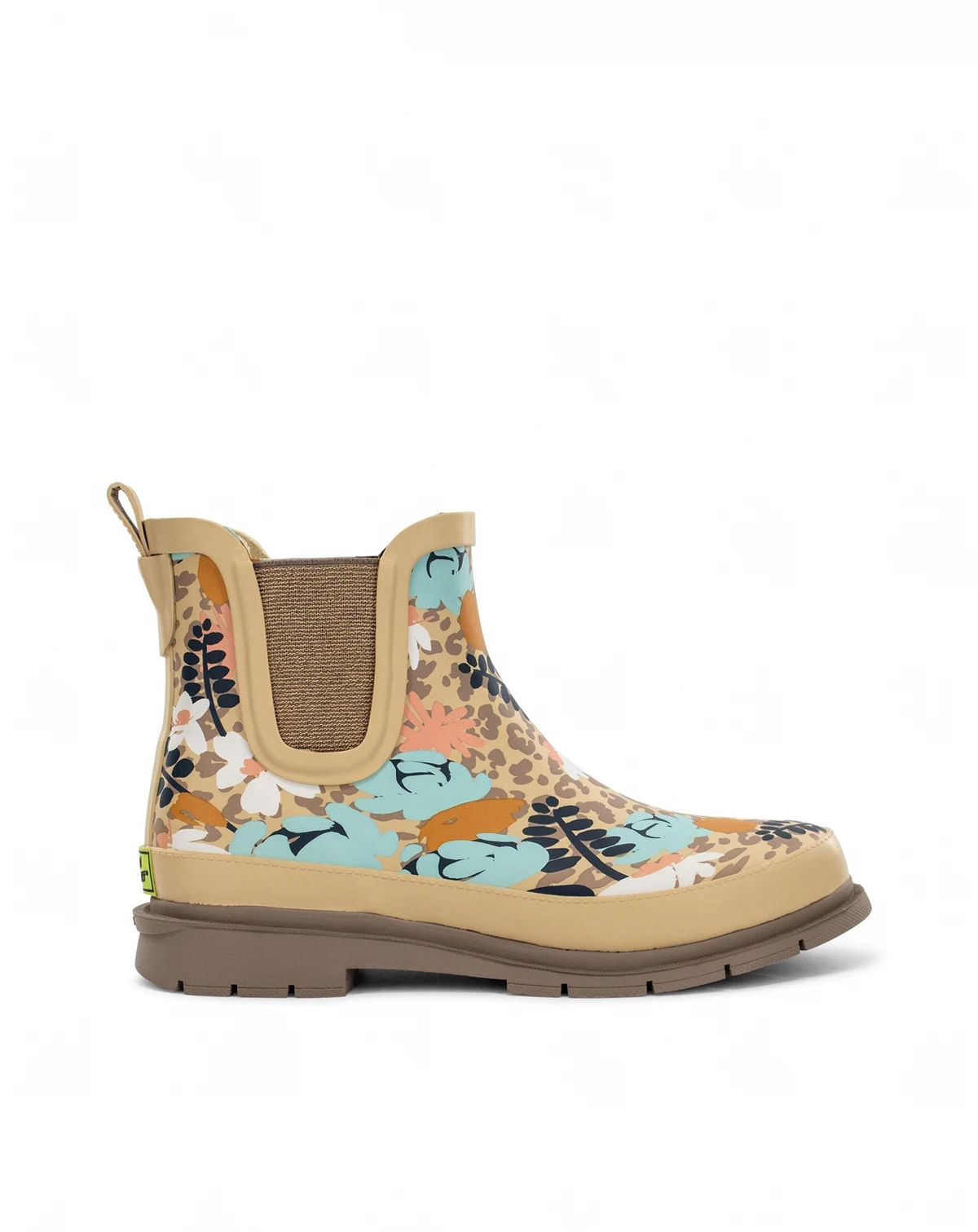 Leopard Floral Chelsea Rain Boot