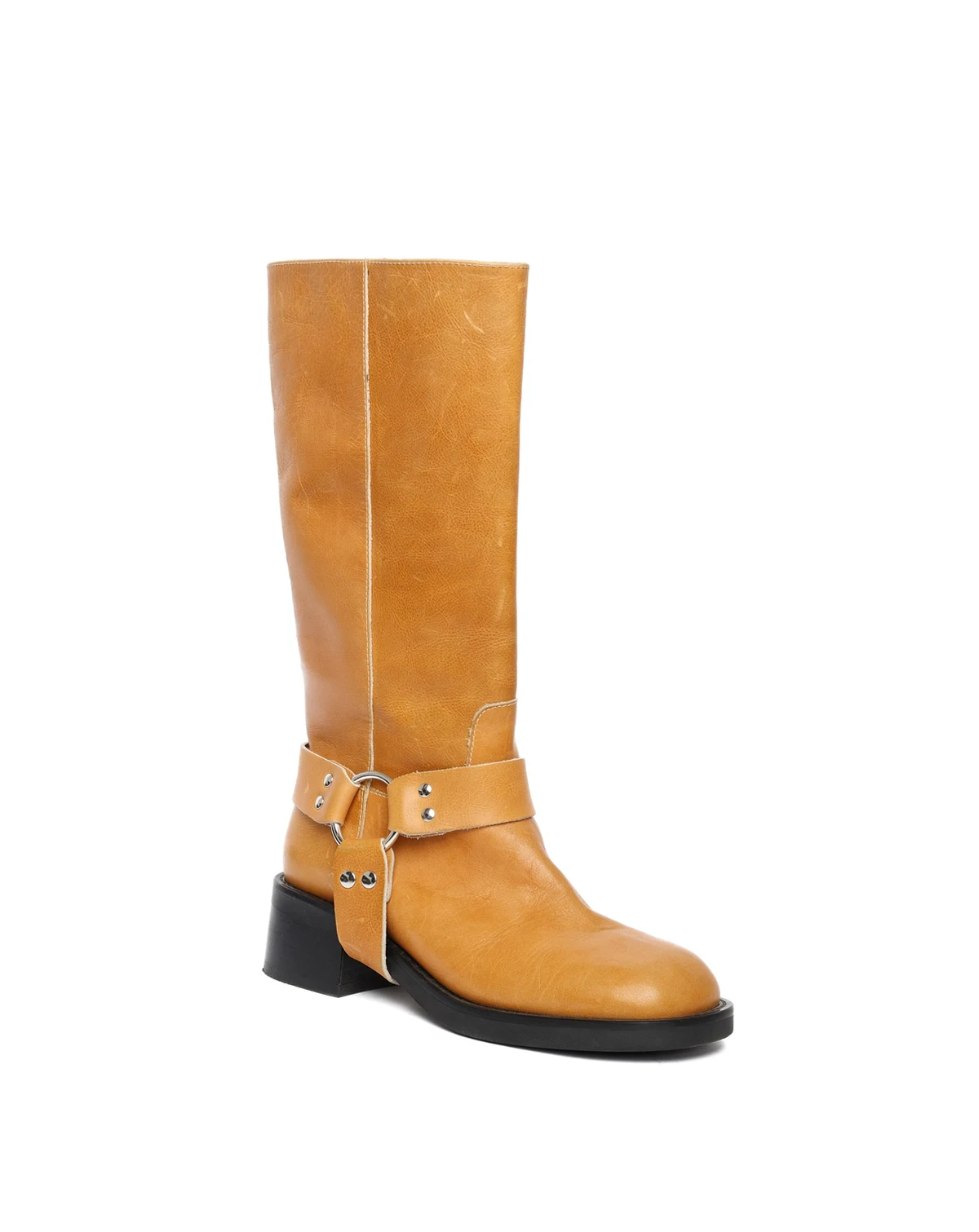 Lucca Knee-High Biker Boot