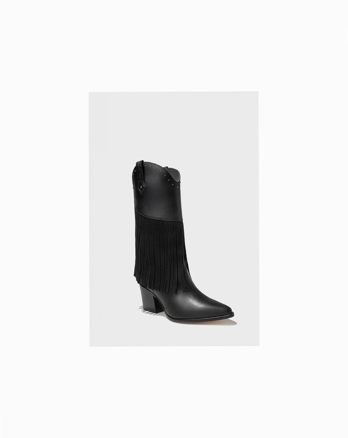 Womens' Leather Fringe Boots Feelings