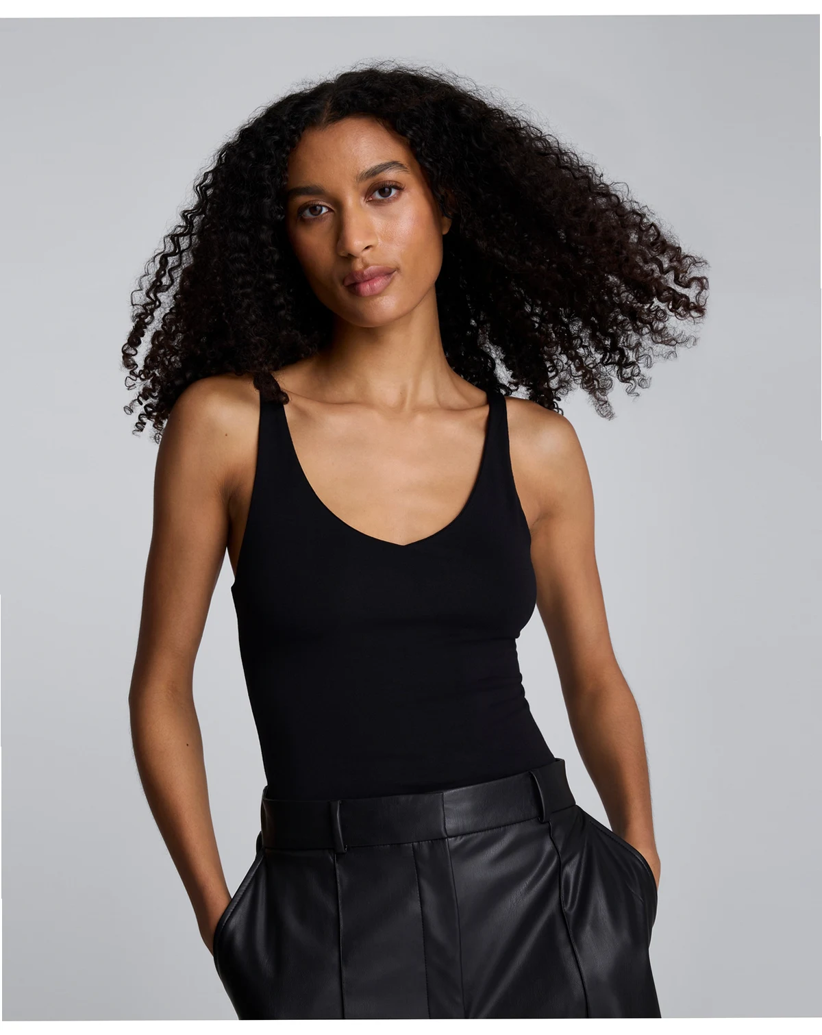 Women's V-neck Sleeveless Tank Top