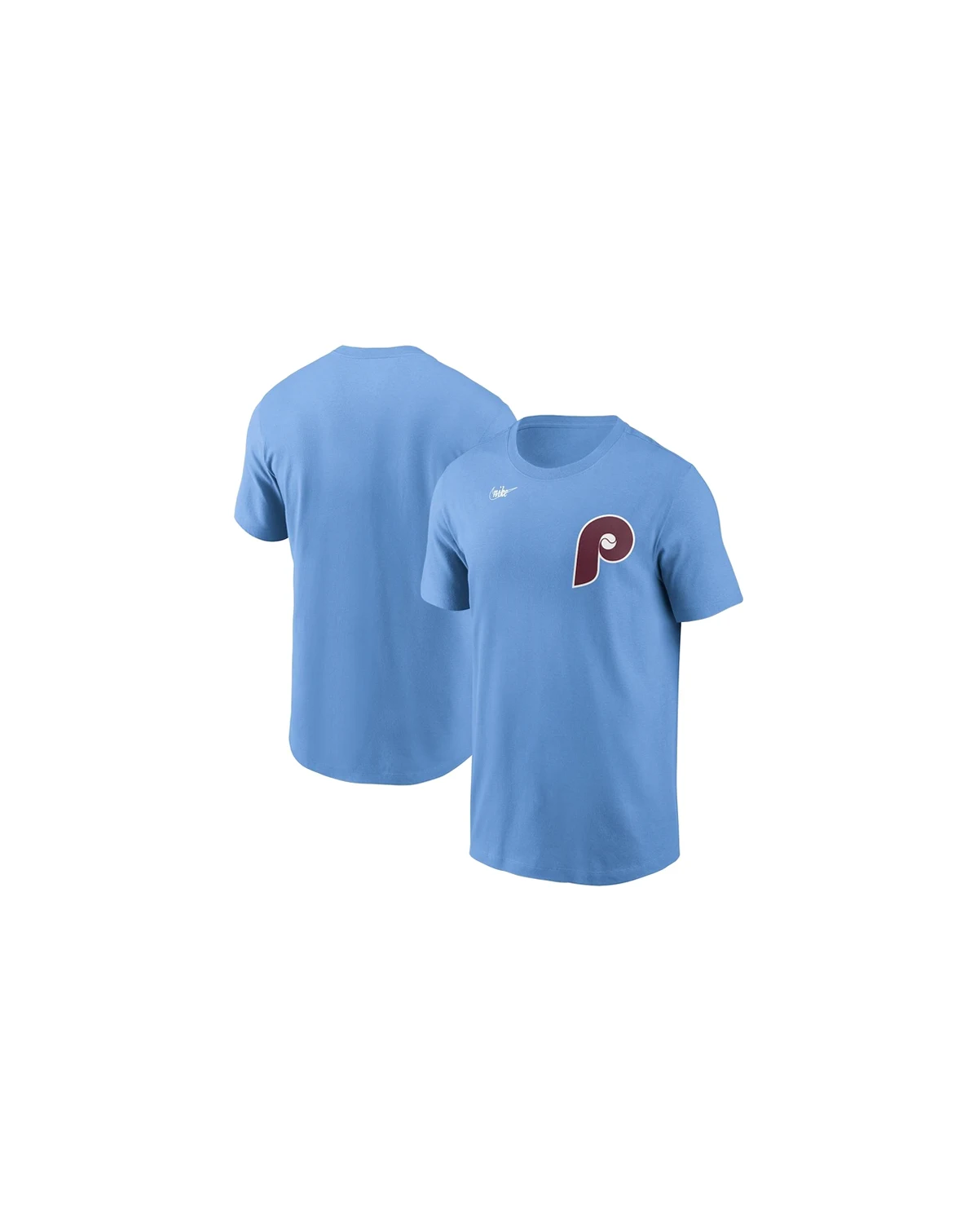 Men's Light Philadelphia Phillies Cooperstown Wordmark T-Shirt
