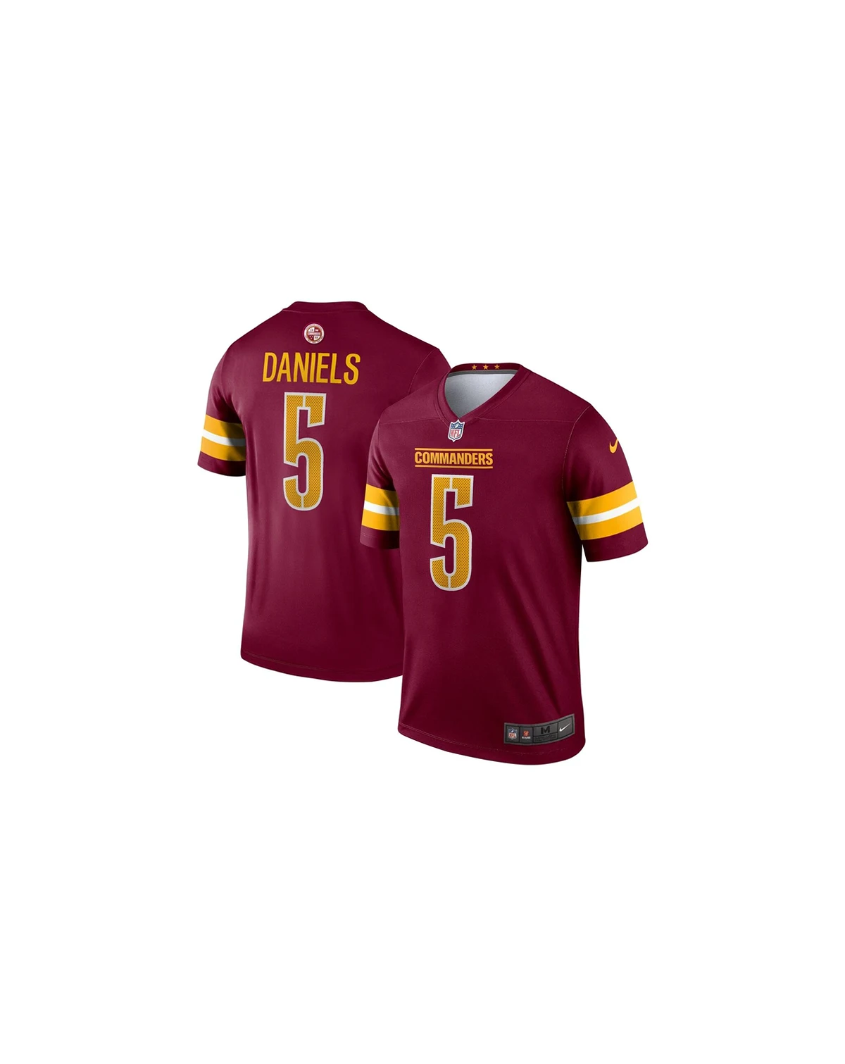 Men's Jayden Daniels Burgundy Washington Commanders Team Legend Player Performance Top