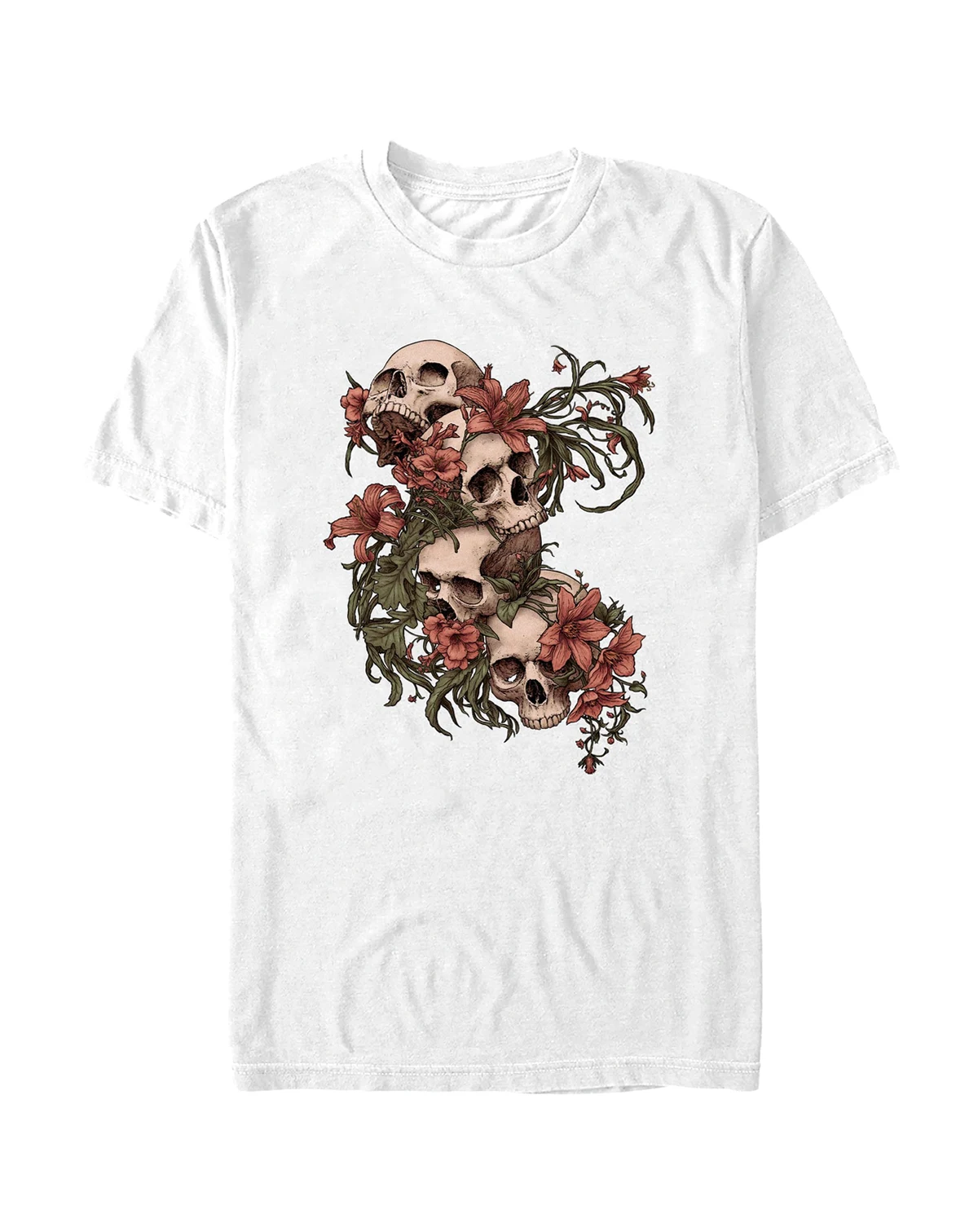 Men's Garden of Skulls Colors Short Sleeve T-Shirt