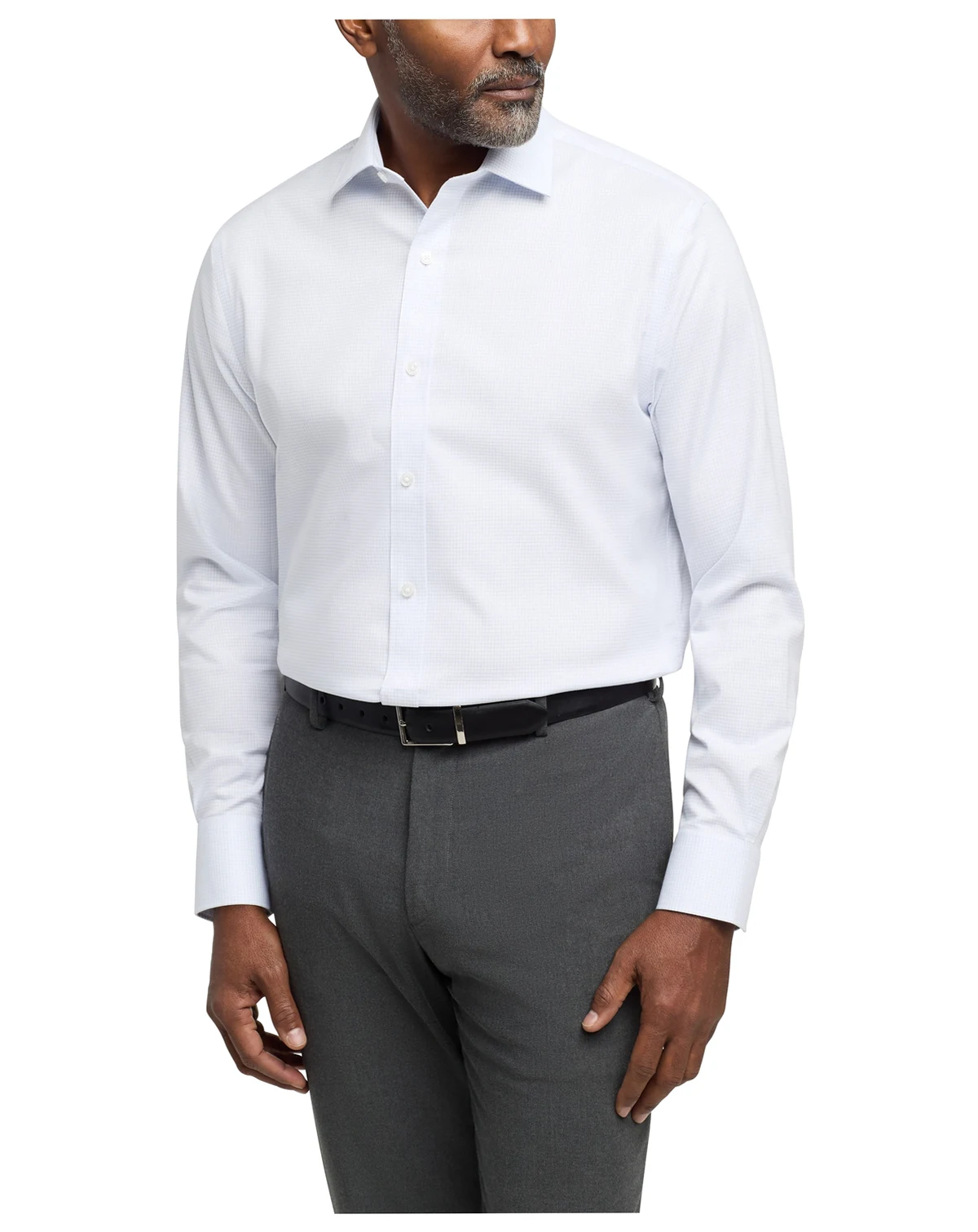 Men's Regular-Fit Spread Collar Dress Shirt