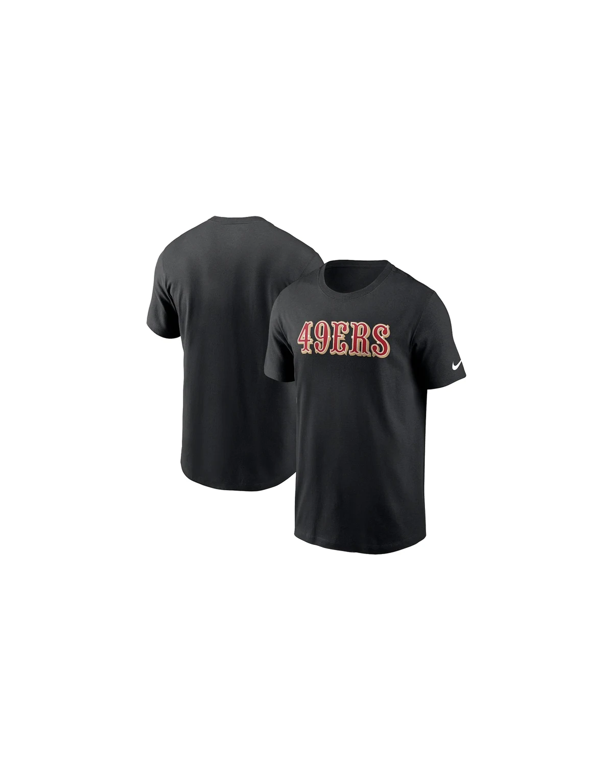 Men's Black San Francisco 49ers Primetime Wordmark Essential T-Shirt