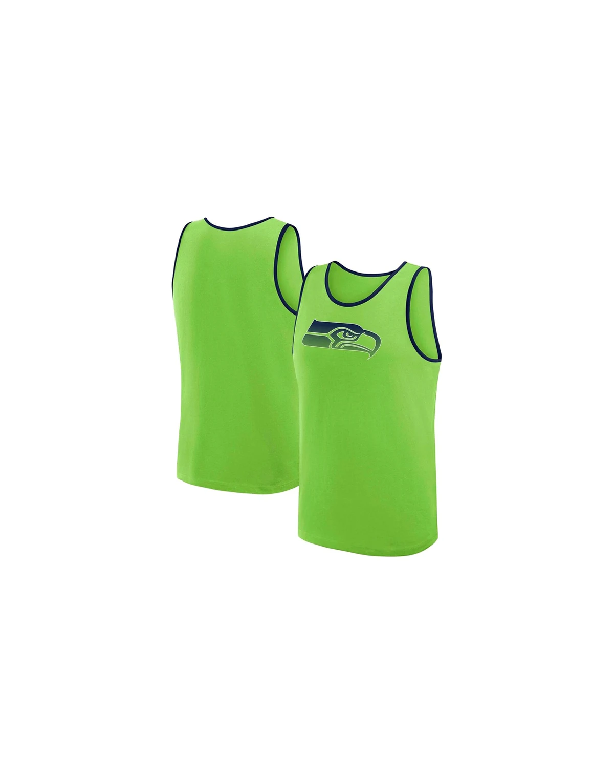 Men's Neon Green Seattle Seahawks Unmatched Success Tank Top