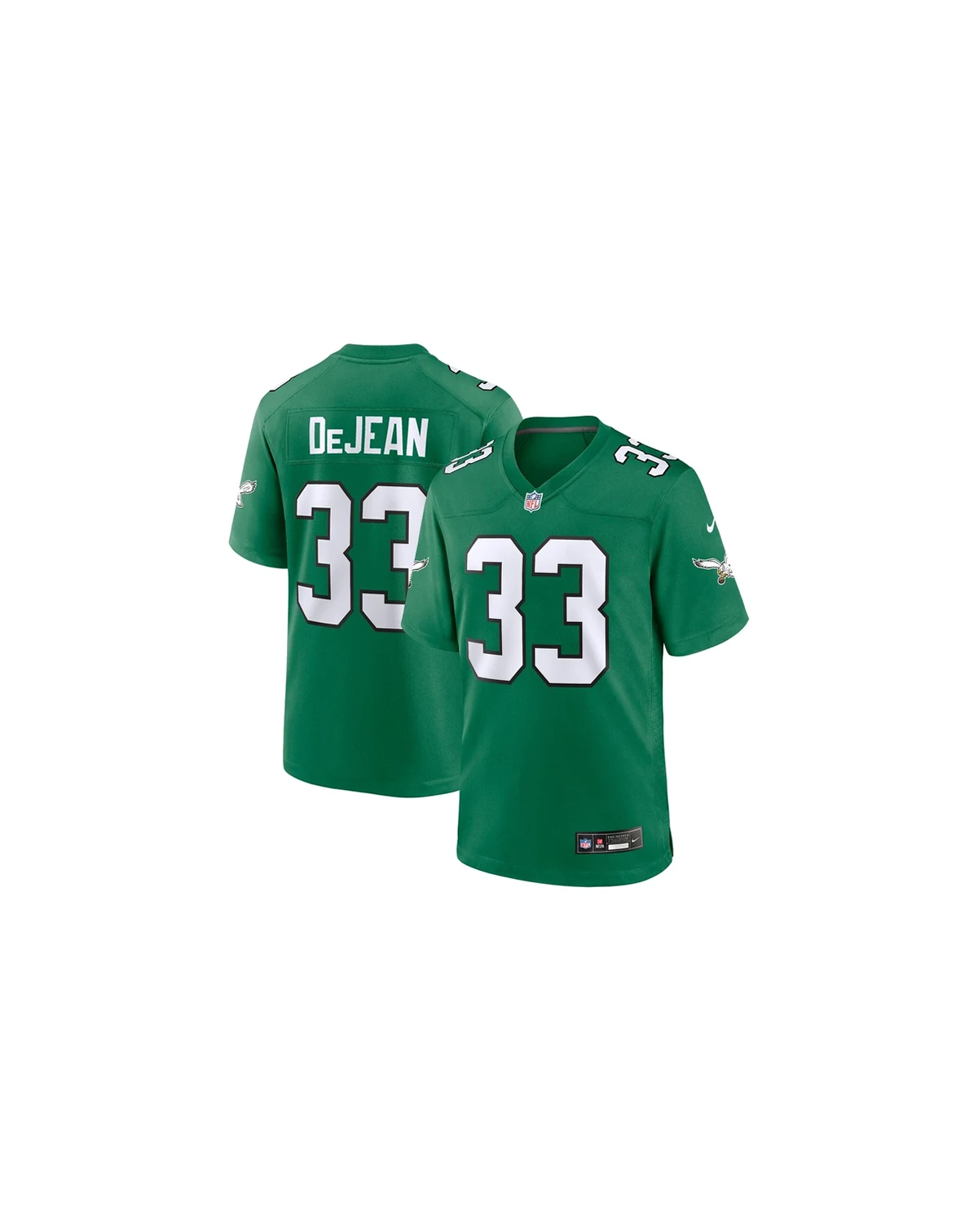 Men's Cooper DeJean Kelly Green Philadelphia Eagles Alternate Game Jersey