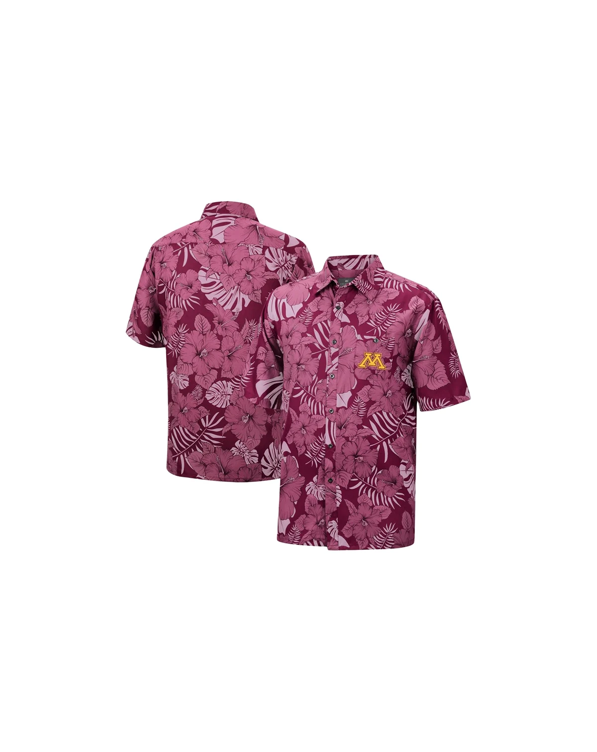 Men's Maroon Minnesota Golden Gophers The Dude Camp Button-Up Shirt
