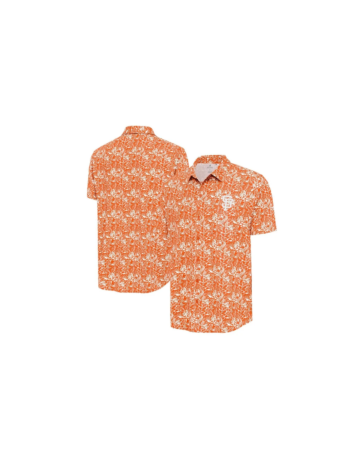 Men's Orange San Francisco Giants Resort Button-Up Shirt