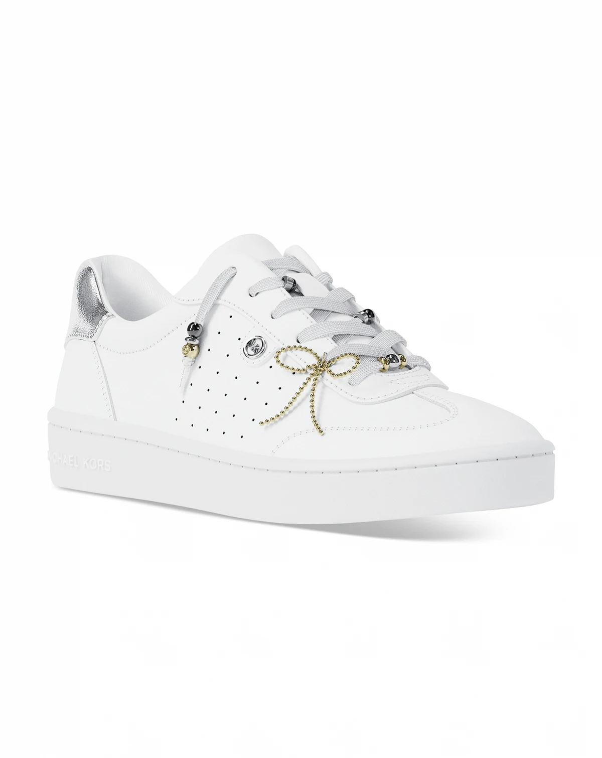Scotty Leather Lace-up Sneakers with Charms