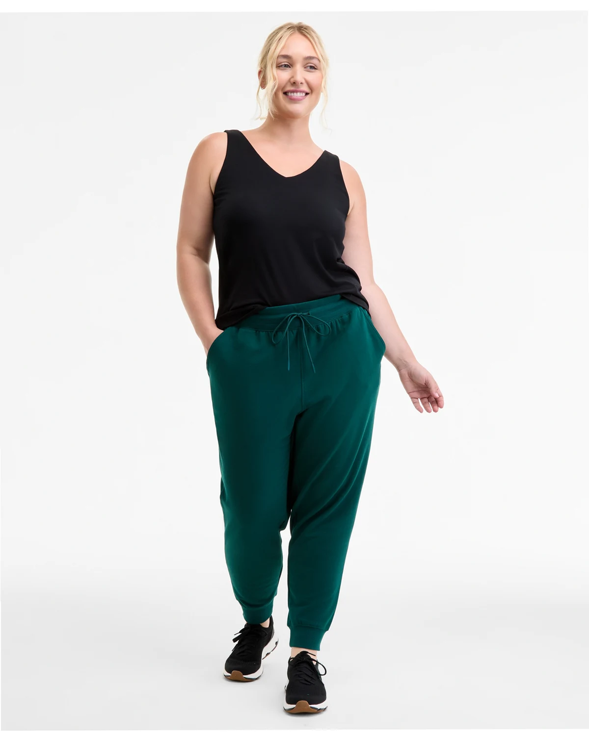 Plus Size Fleece Jogger Sweatpants, Created for Macy's