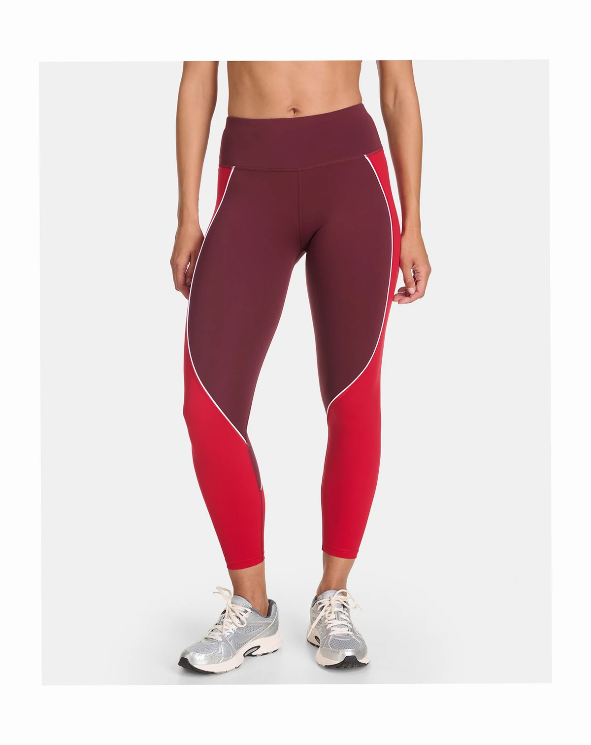 Women's Power 7/8 Color Block Workout Leggings