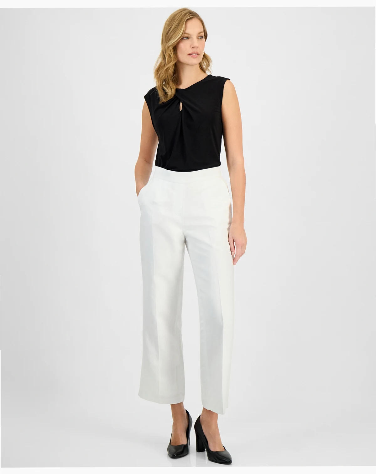 Women's Audrey Pull-On Wide Leg Pants, Regular & Petite
