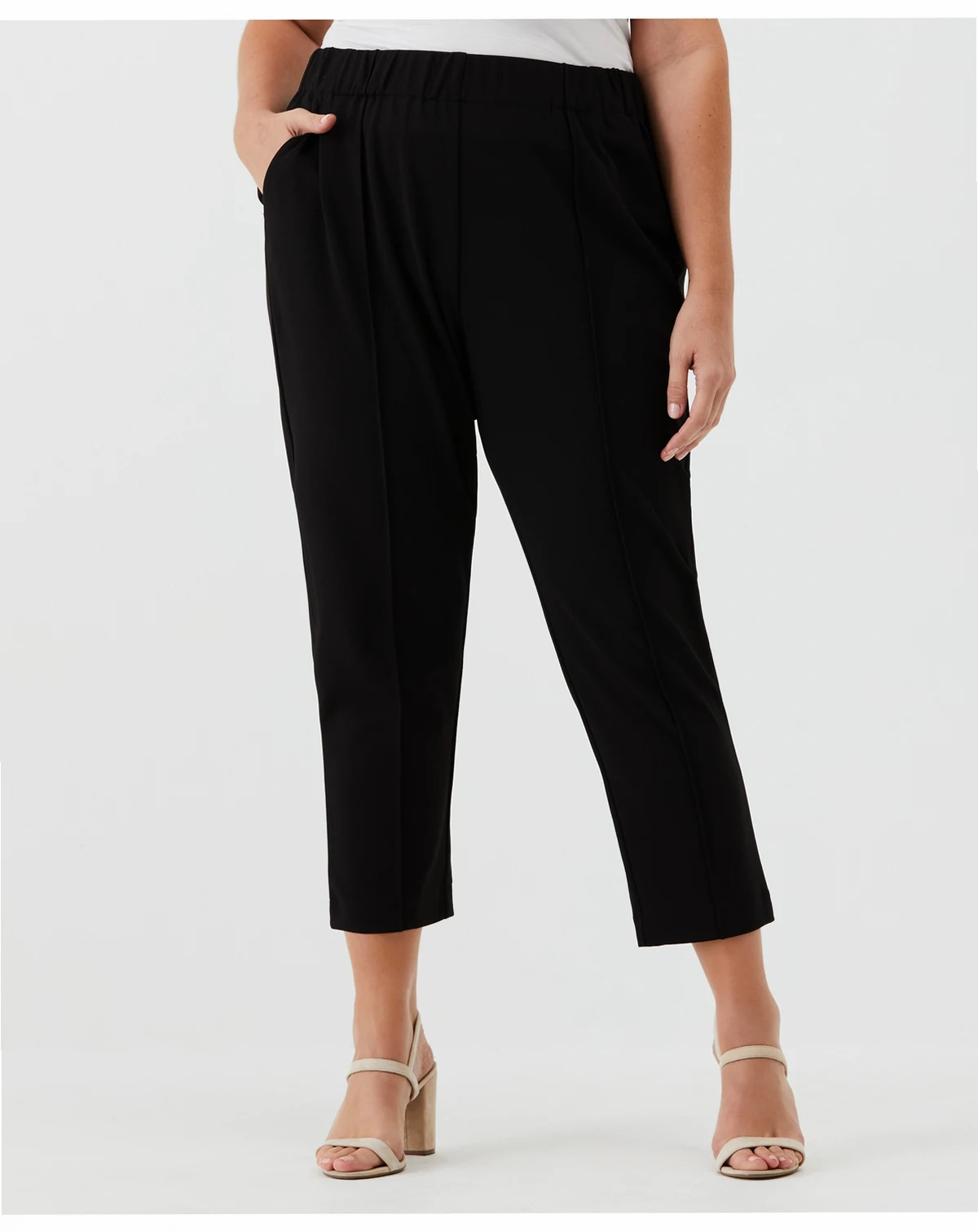 Plus Size Easy Pull On Pants
