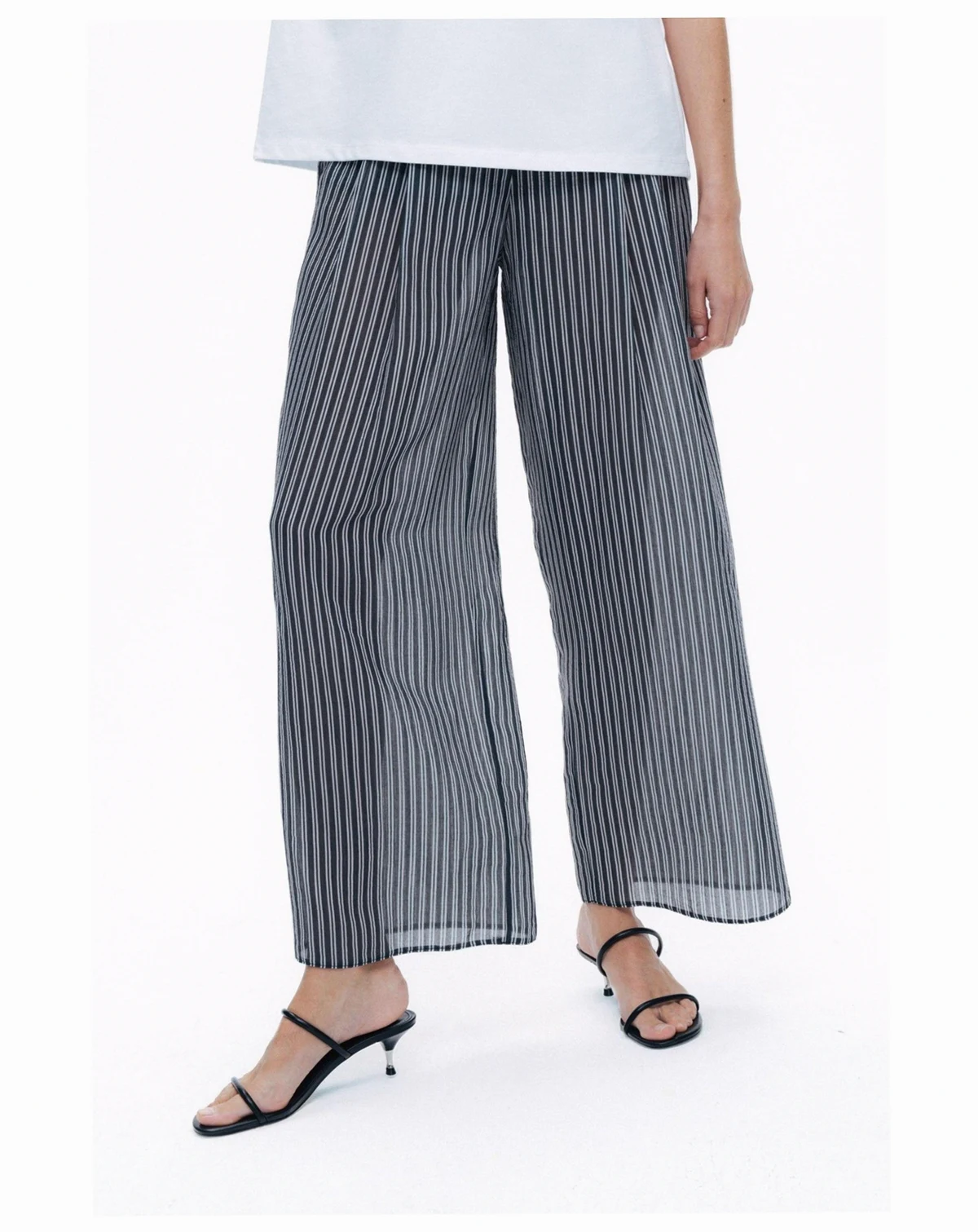 Women's Striped Sheer Pants