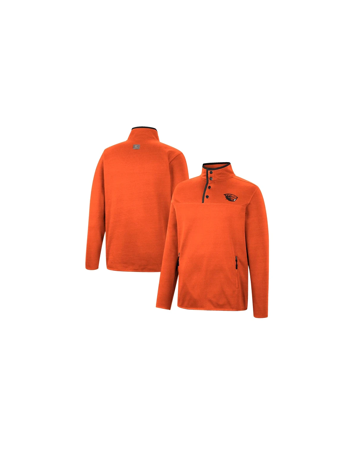 Men's Orange Oregon State Beavers Rebound Quarter-Snap Jacket